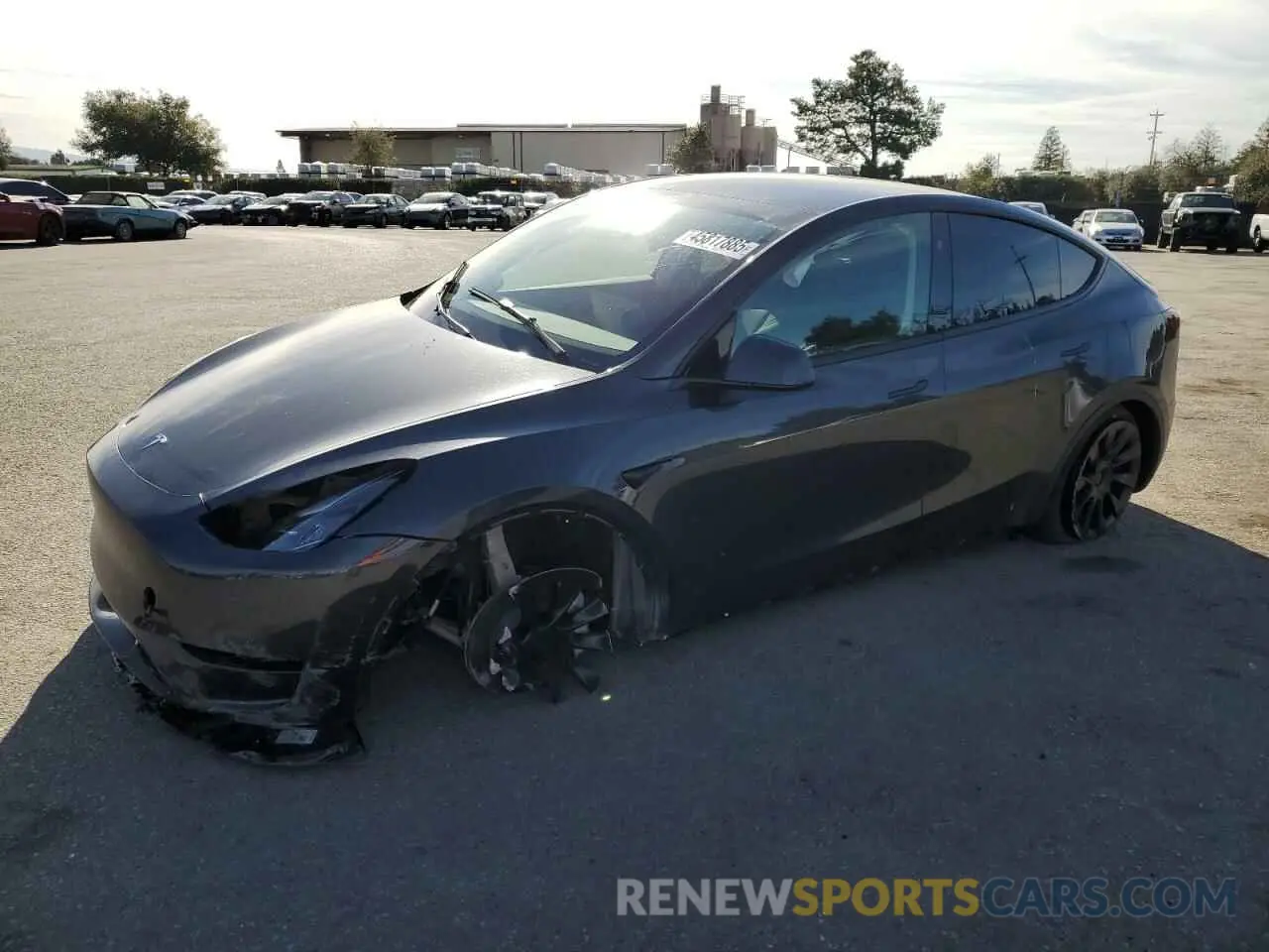 1 Photograph of a damaged car 7SAYGDEE4SF272942 TESLA MODEL Y 2025