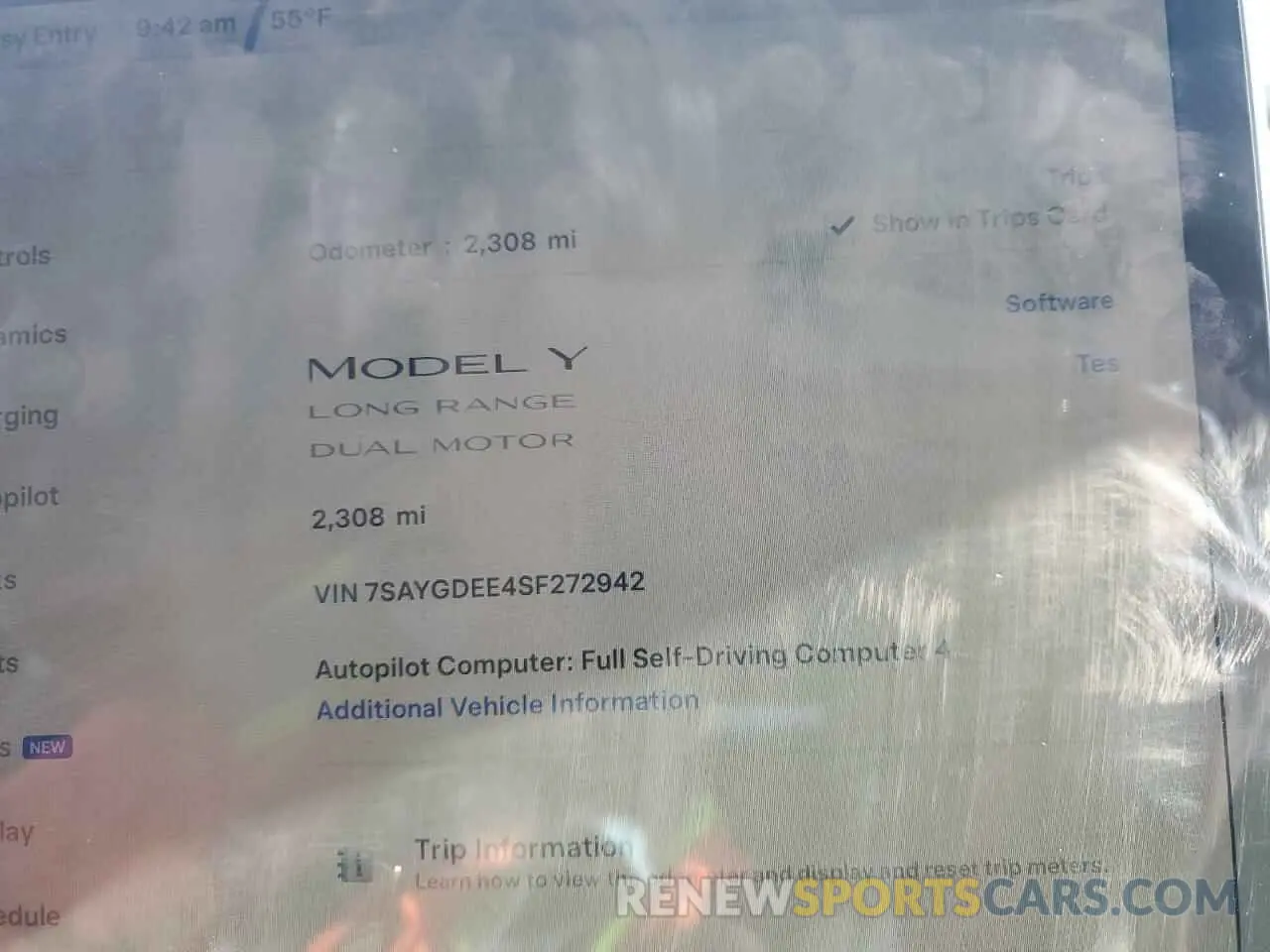 9 Photograph of a damaged car 7SAYGDEE4SF272942 TESLA MODEL Y 2025