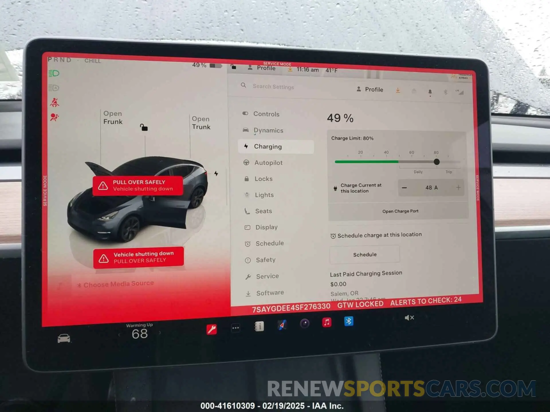 18 Photograph of a damaged car 7SAYGDEE4SF276330 TESLA MODEL Y 2025