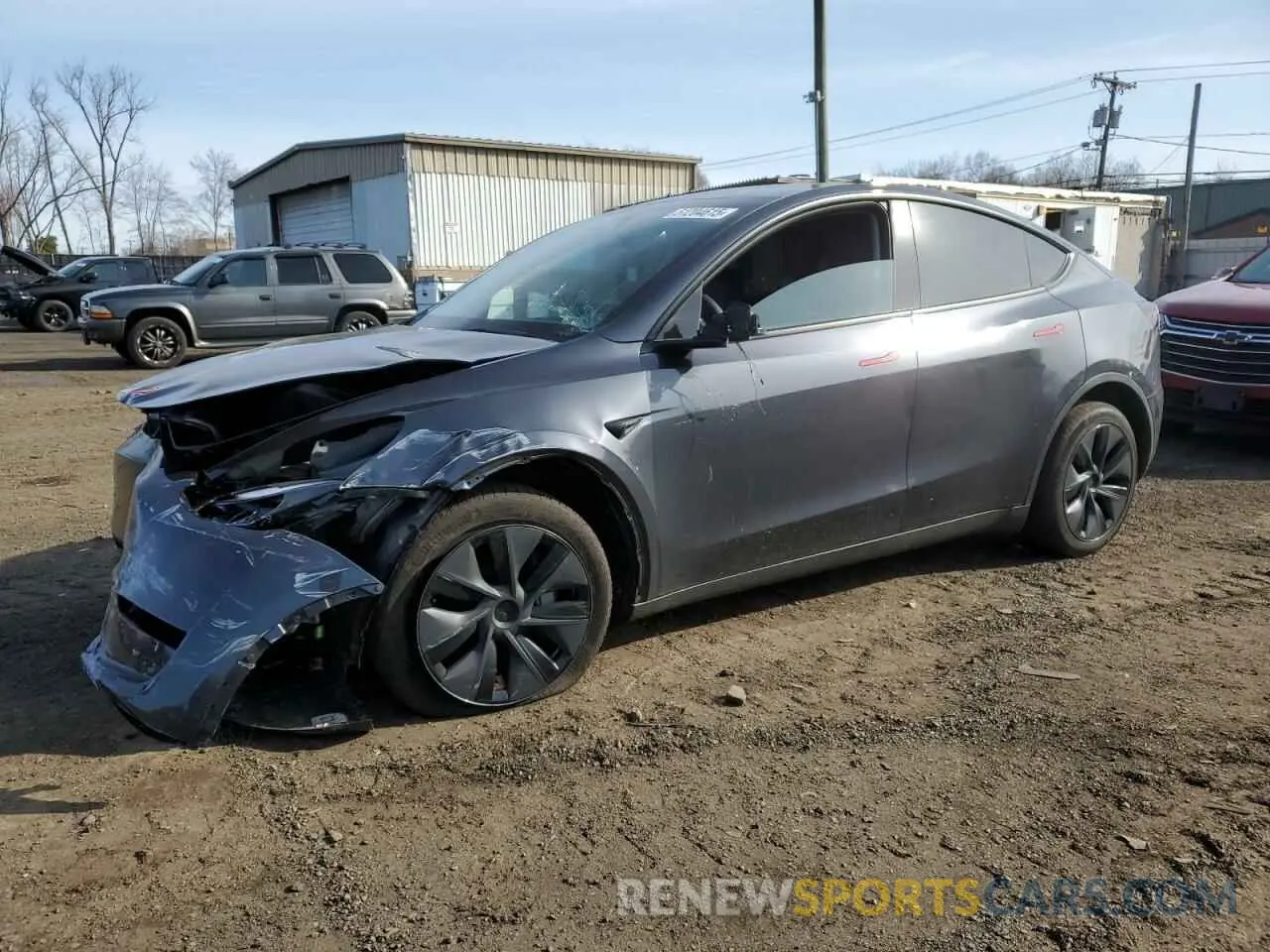 1 Photograph of a damaged car 7SAYGDEE4SF291068 TESLA MODEL Y 2025