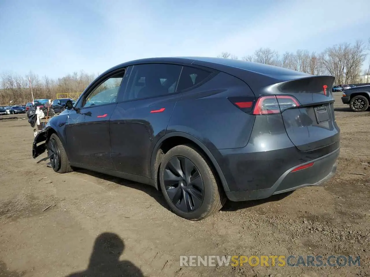 2 Photograph of a damaged car 7SAYGDEE4SF291068 TESLA MODEL Y 2025