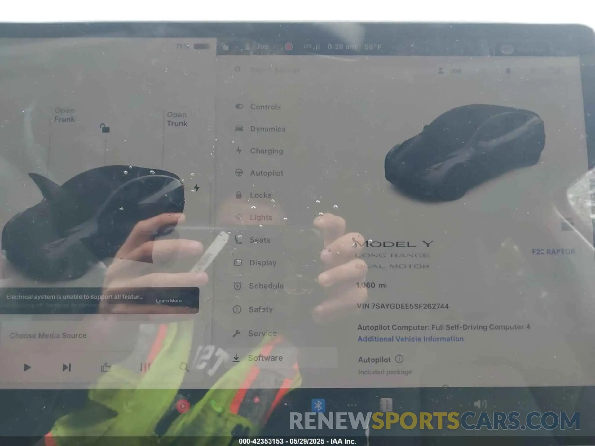 7 Photograph of a damaged car 7SAYGDEE5SF262744 TESLA MODEL Y 2025