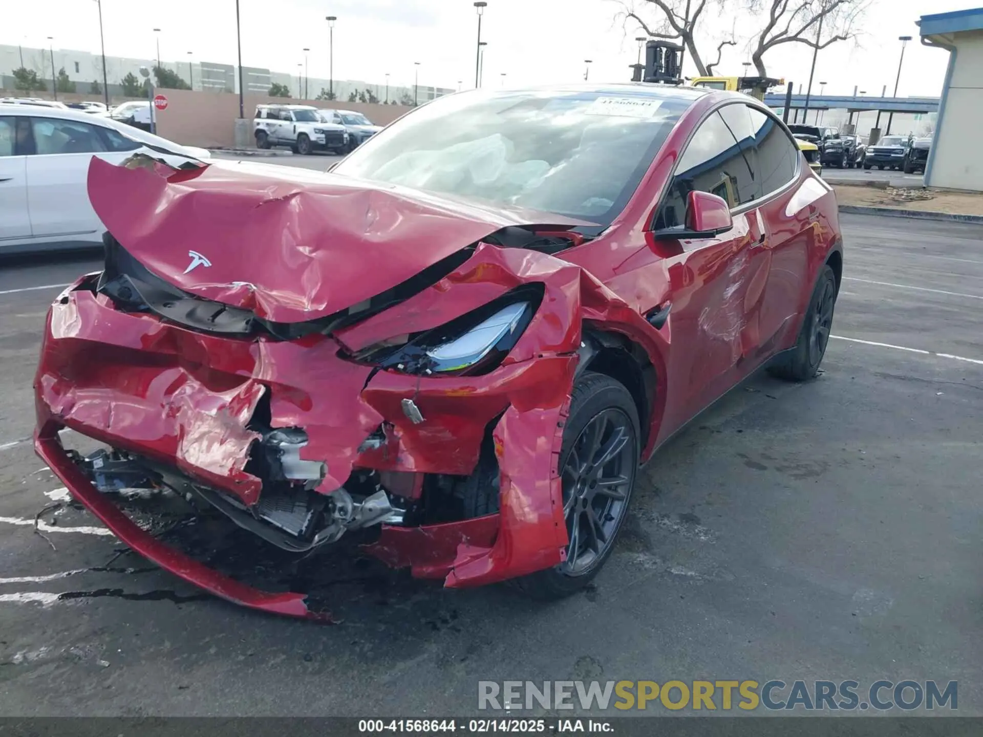 2 Photograph of a damaged car 7SAYGDEE5SF283772 TESLA MODEL Y 2025