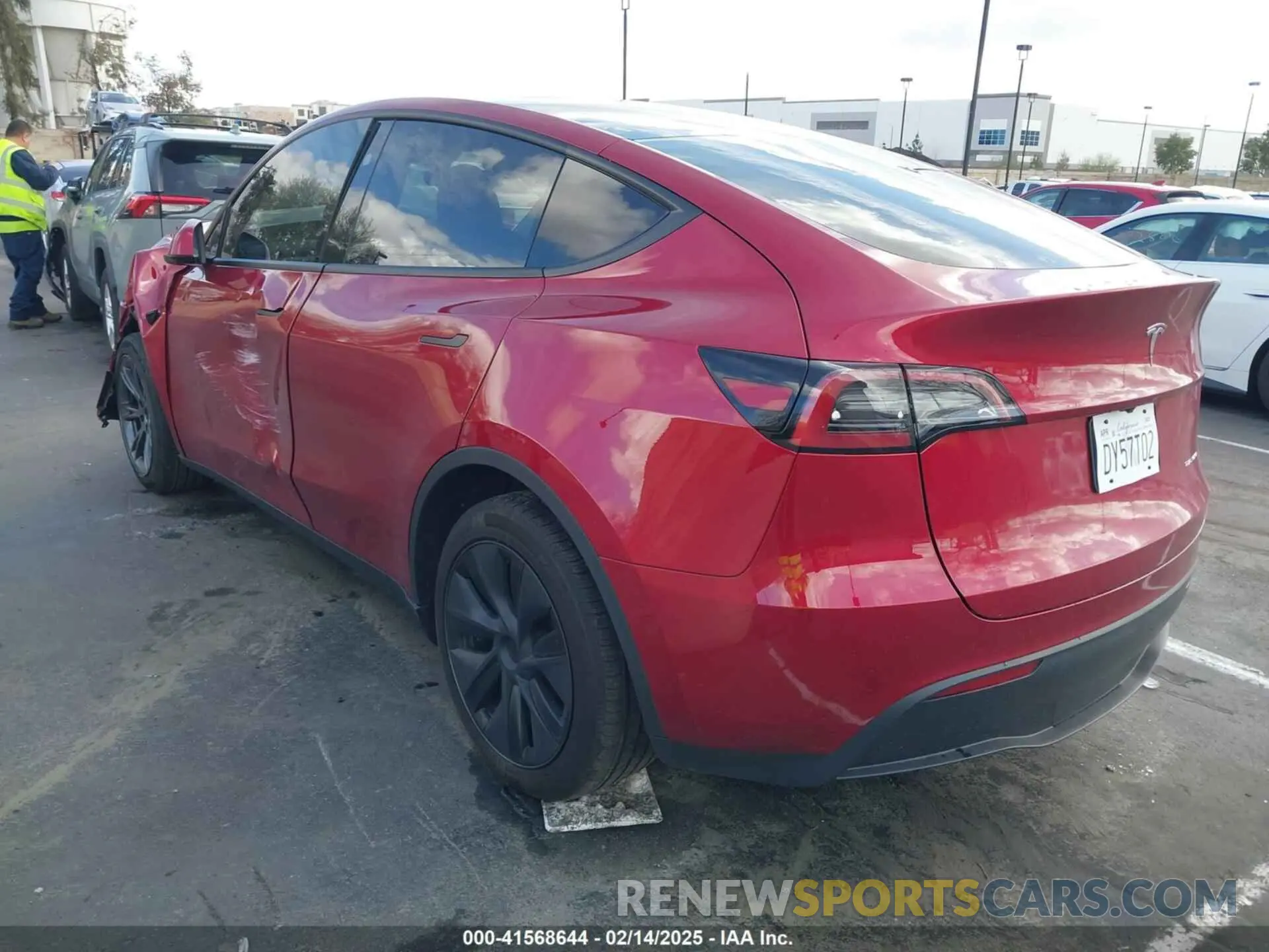 3 Photograph of a damaged car 7SAYGDEE5SF283772 TESLA MODEL Y 2025
