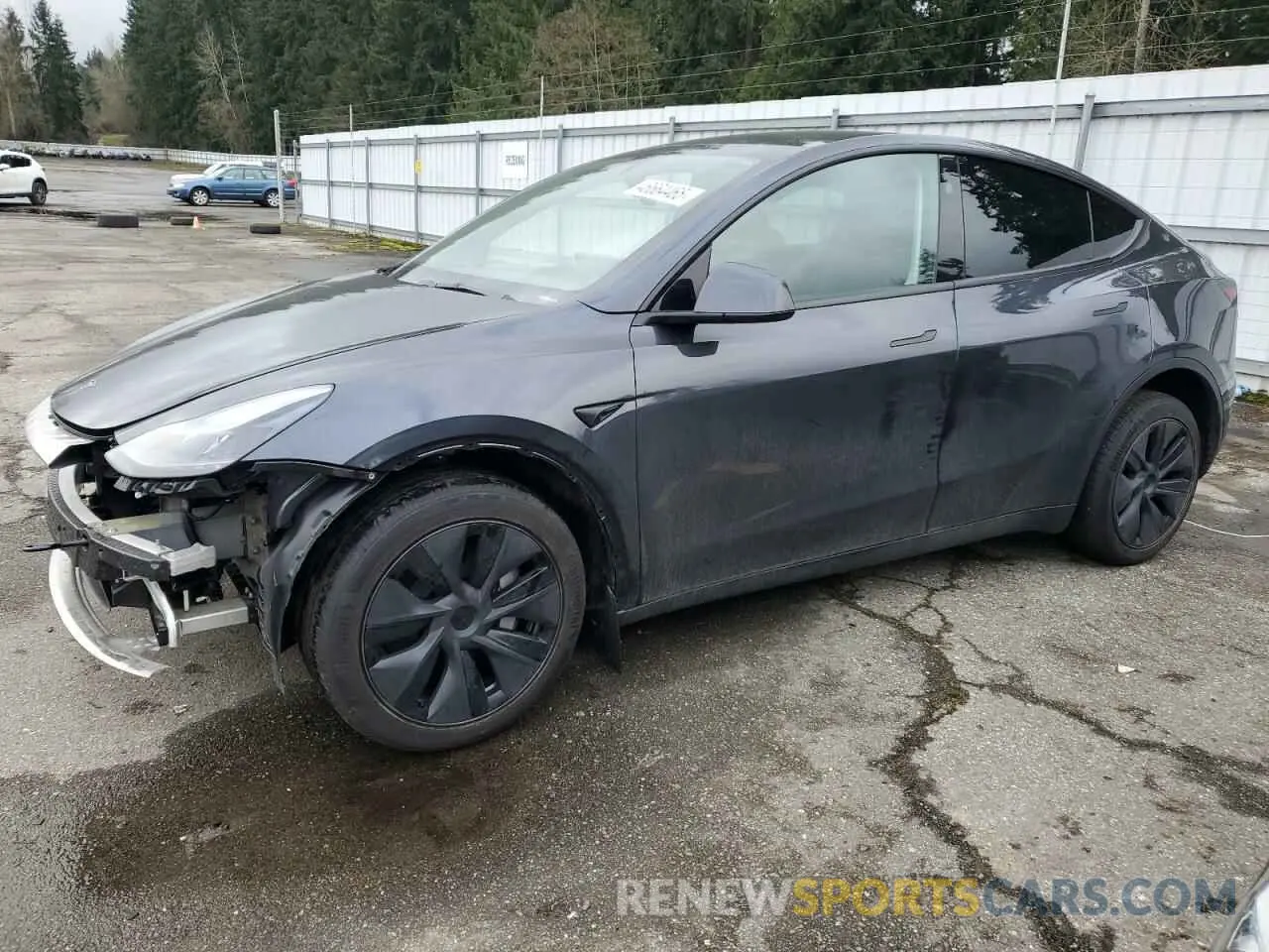 1 Photograph of a damaged car 7SAYGDEE5SF296652 TESLA MODEL Y 2025
