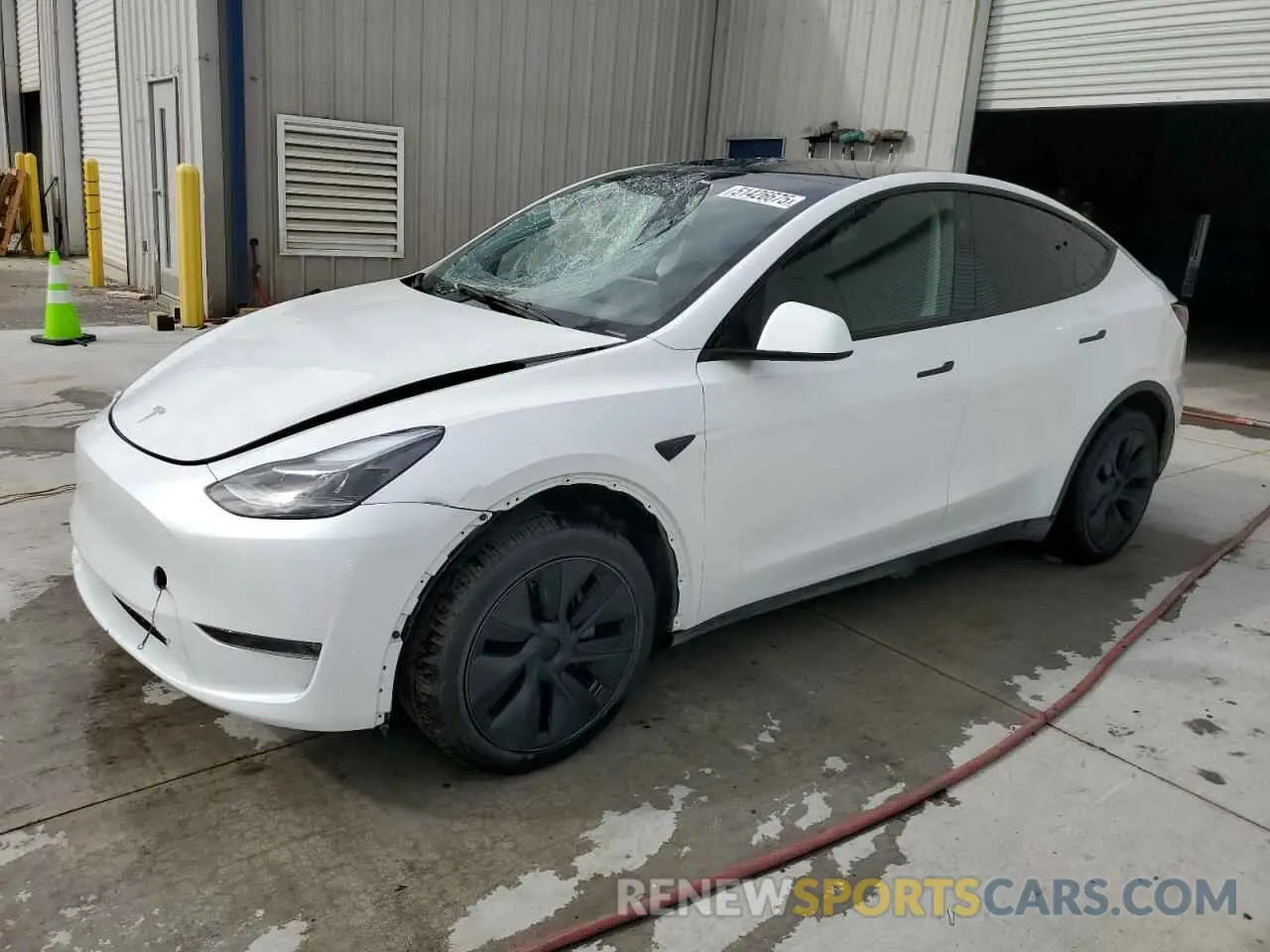 1 Photograph of a damaged car 7SAYGDEE6SA340655 TESLA MODEL Y 2025