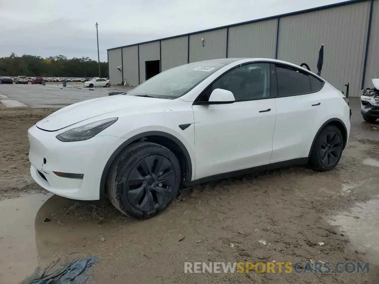 1 Photograph of a damaged car 7SAYGDEE7SA350336 TESLA MODEL Y 2025