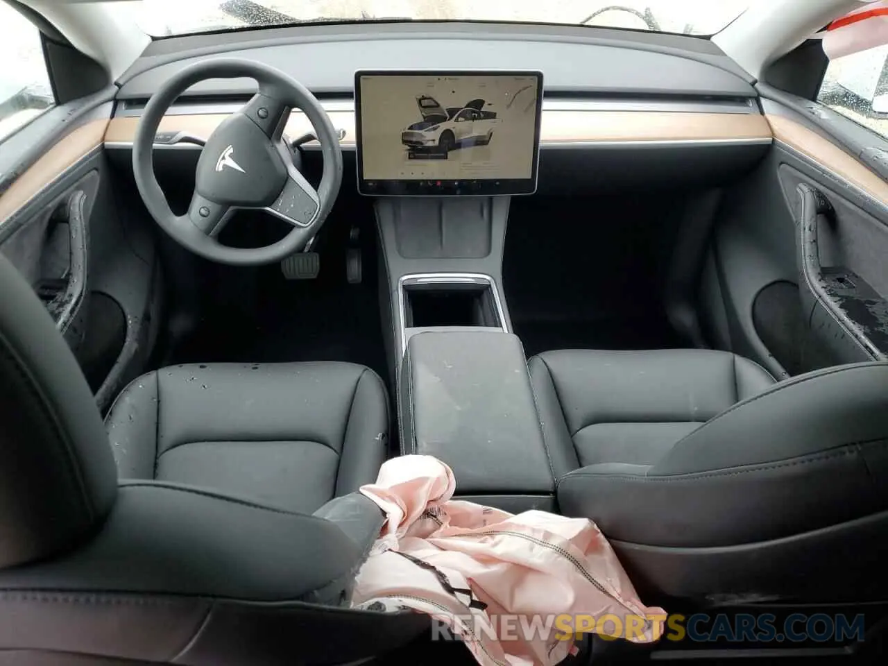 8 Photograph of a damaged car 7SAYGDEE7SA350336 TESLA MODEL Y 2025