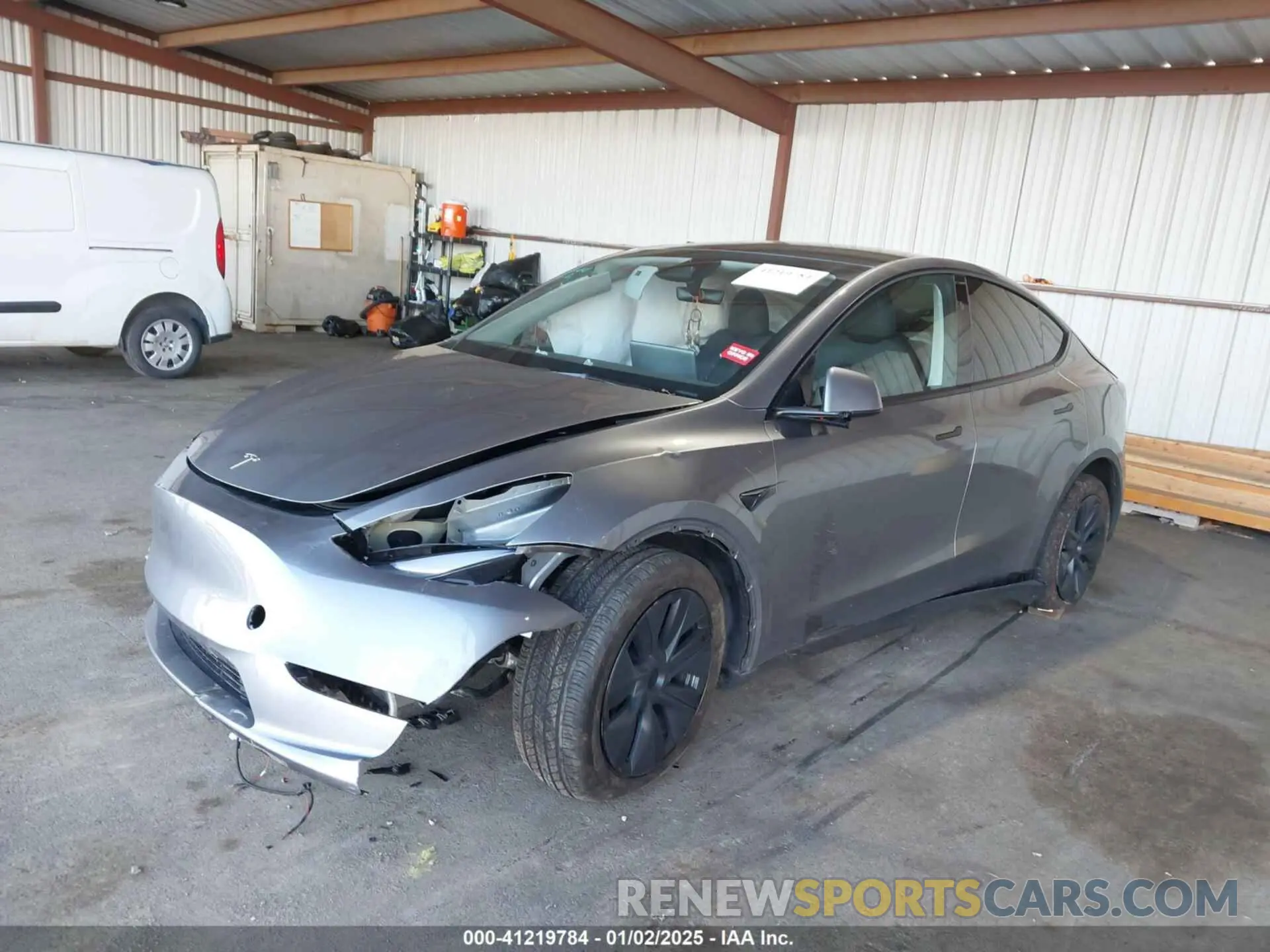 2 Photograph of a damaged car 7SAYGDEE7SF245833 TESLA MODEL Y 2025