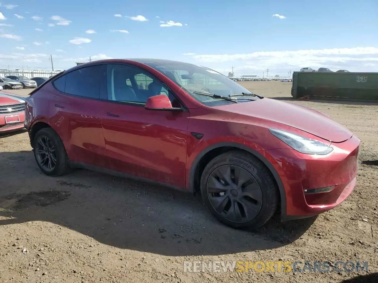 4 Photograph of a damaged car 7SAYGDEE7SF286737 TESLA MODEL Y 2025