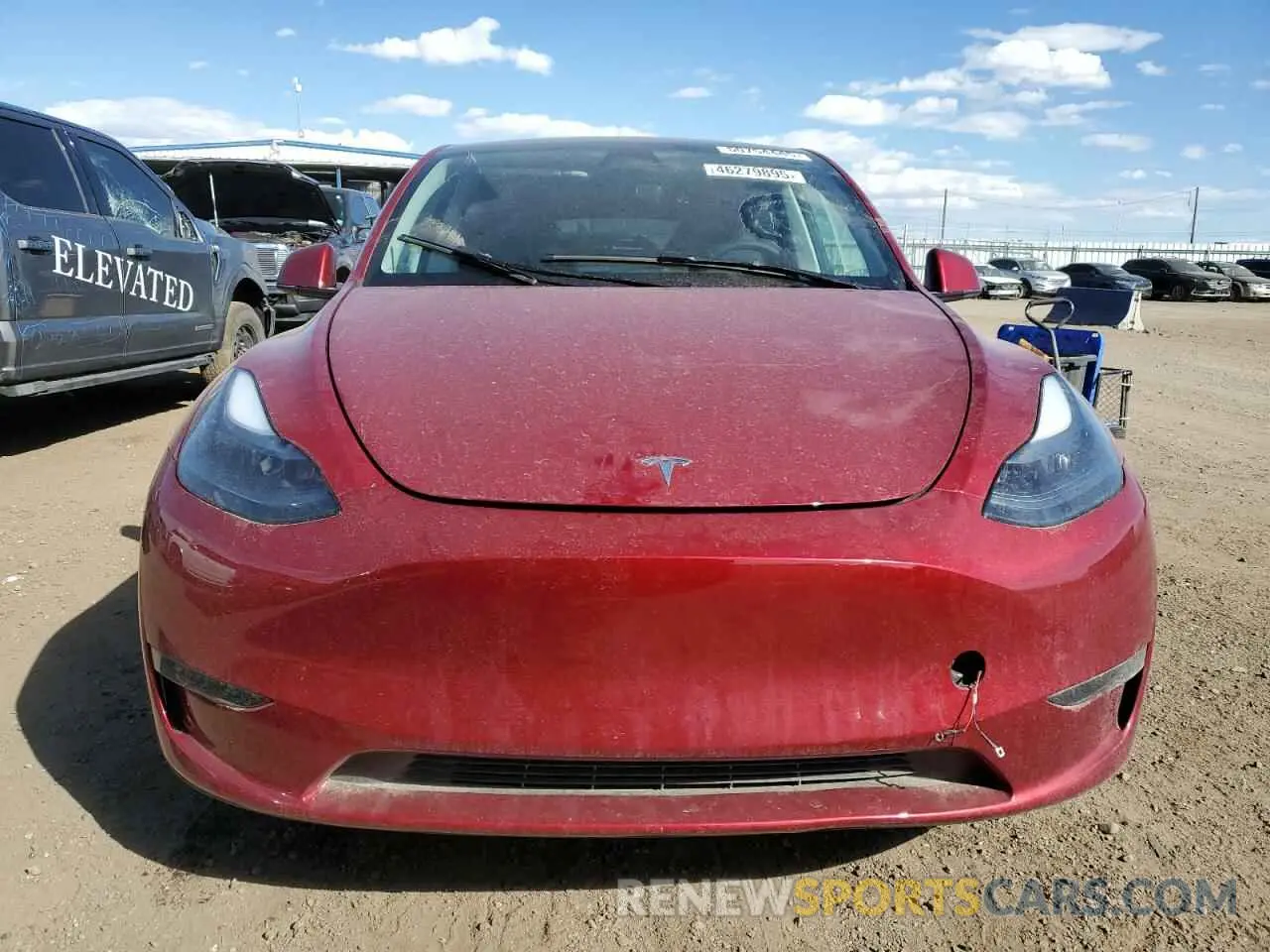 5 Photograph of a damaged car 7SAYGDEE7SF286737 TESLA MODEL Y 2025