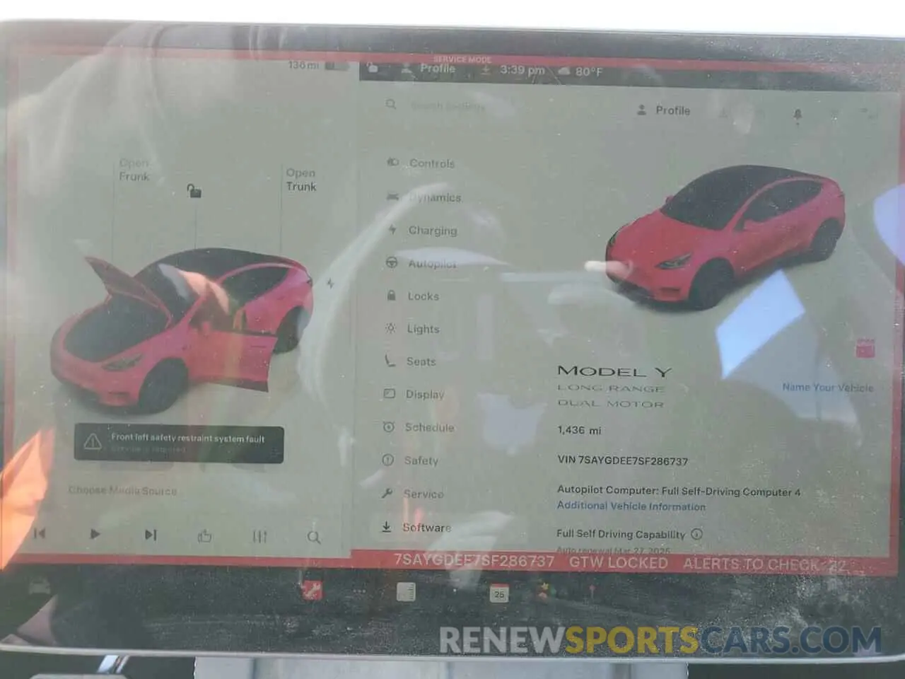 9 Photograph of a damaged car 7SAYGDEE7SF286737 TESLA MODEL Y 2025