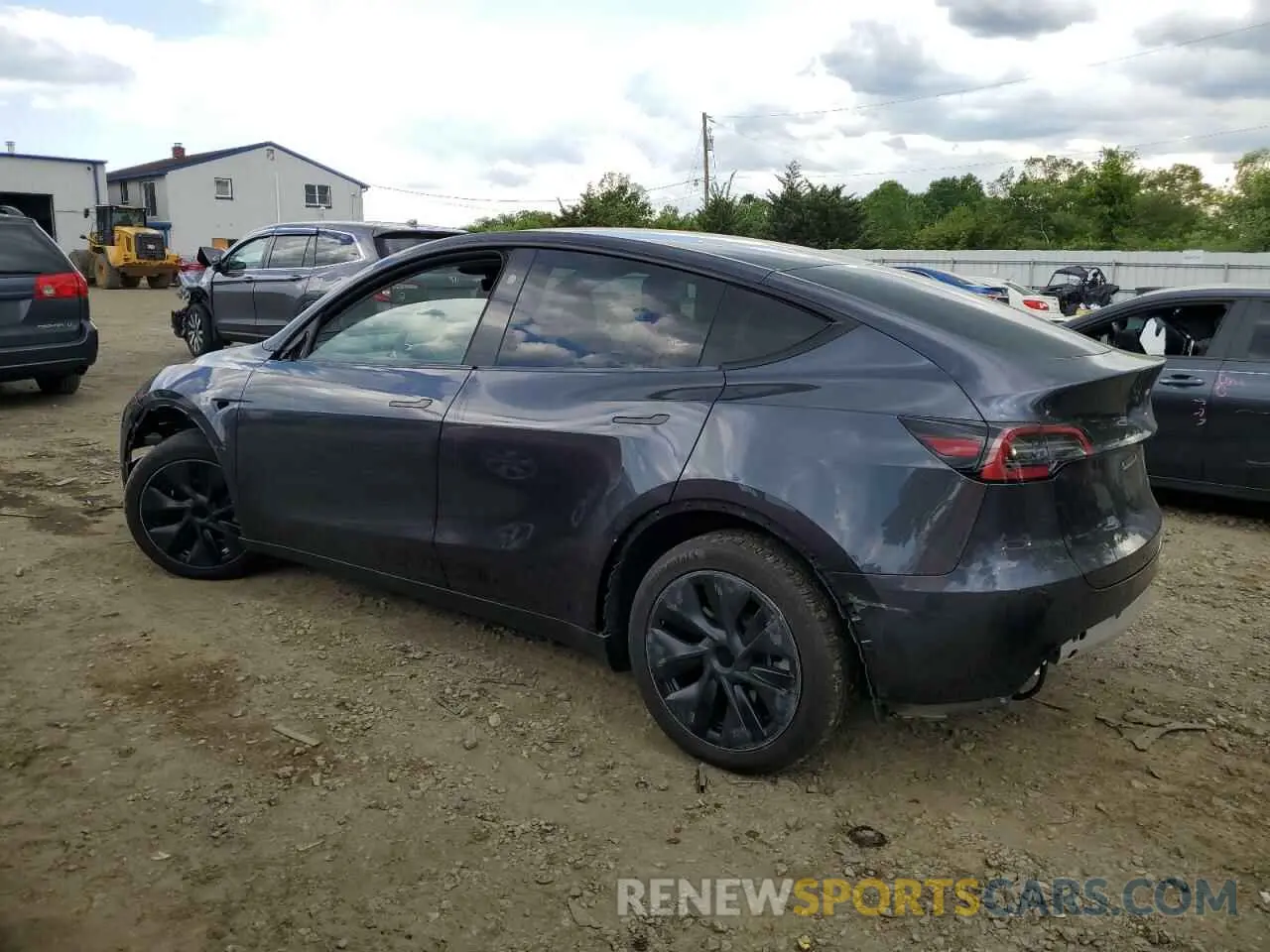 2 Photograph of a damaged car 7SAYGDEE8SA344335 TESLA MODEL Y 2025