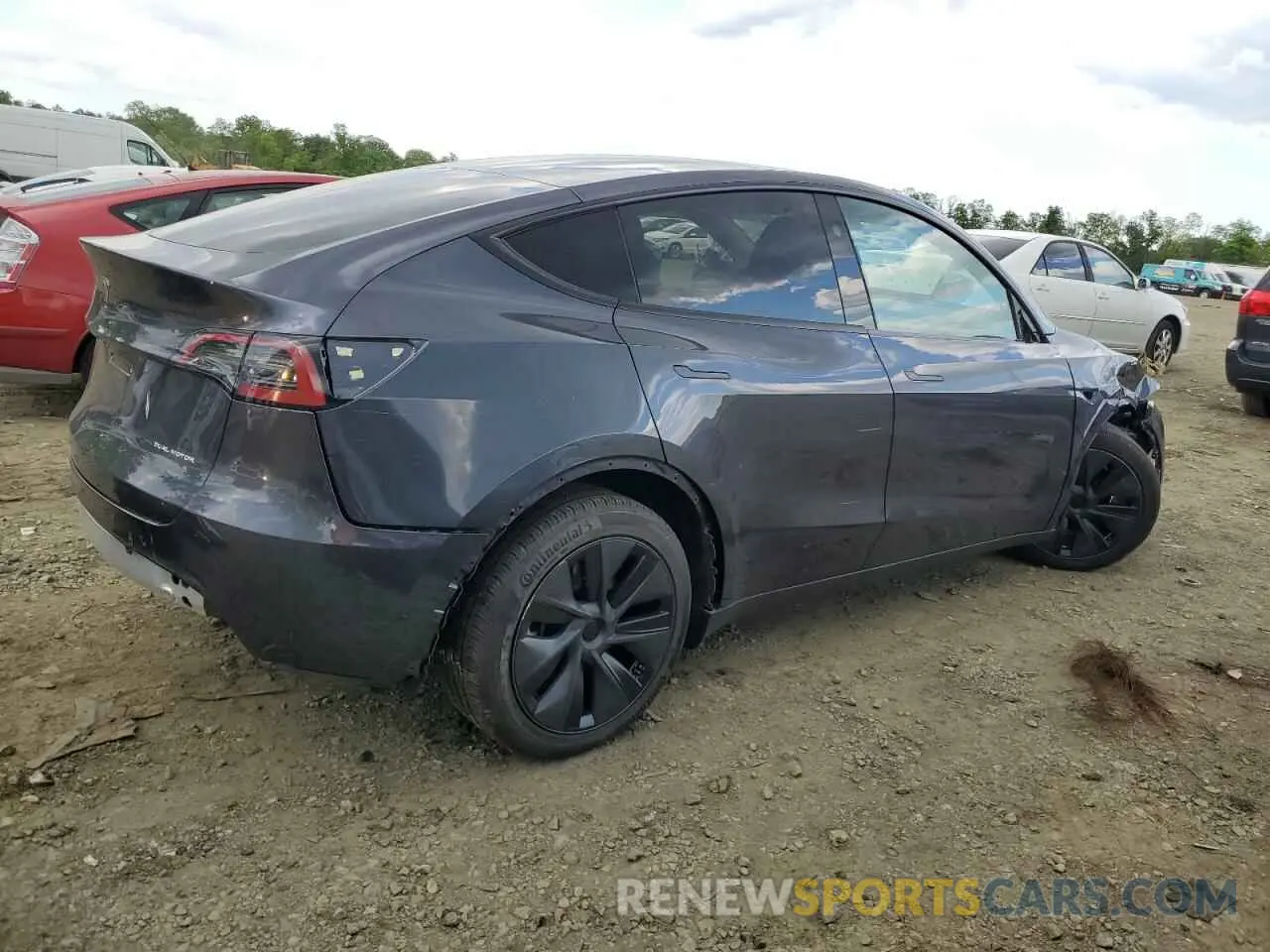 3 Photograph of a damaged car 7SAYGDEE8SA344335 TESLA MODEL Y 2025