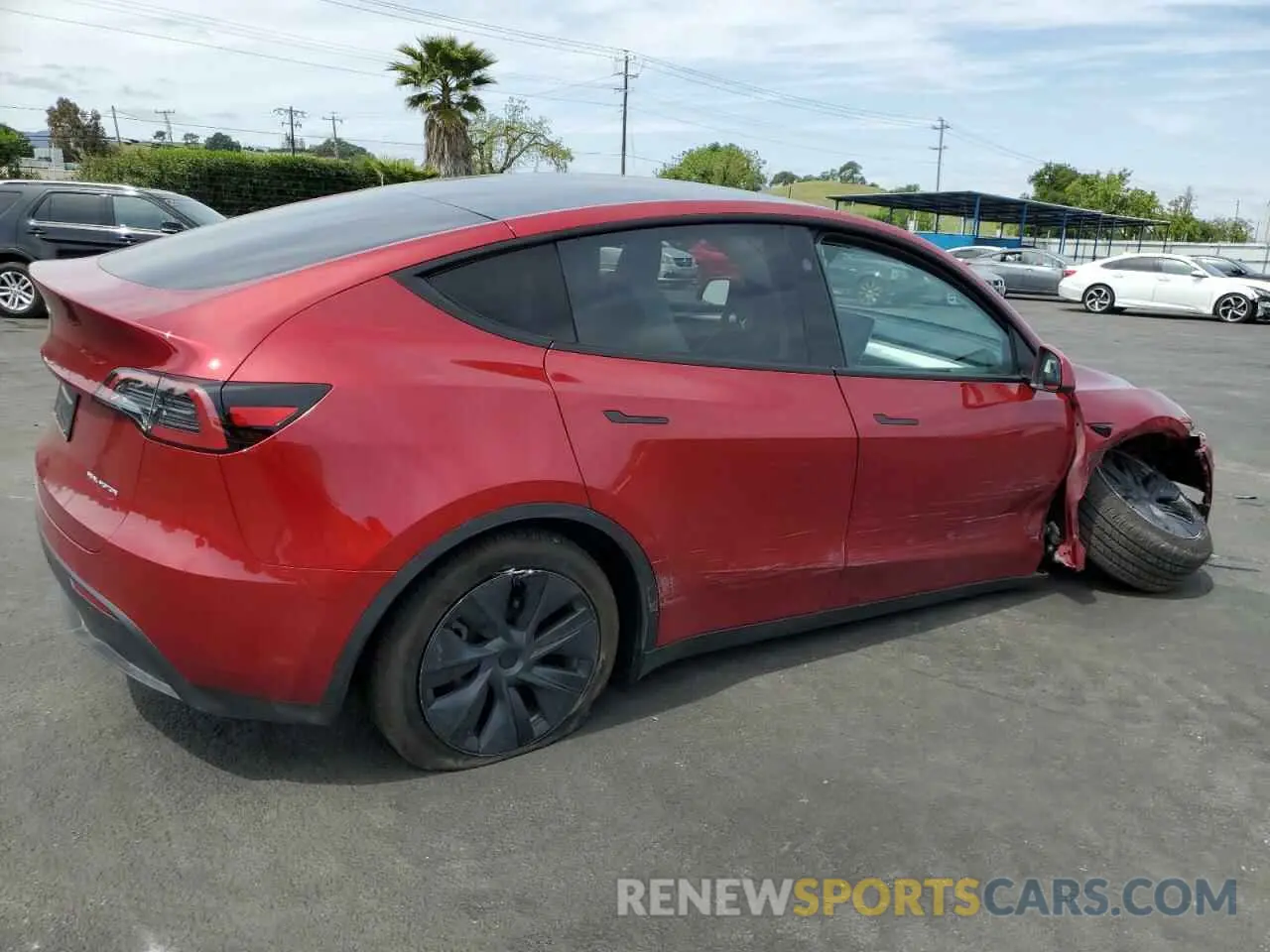 3 Photograph of a damaged car 7SAYGDEE8SF235120 TESLA MODEL Y 2025