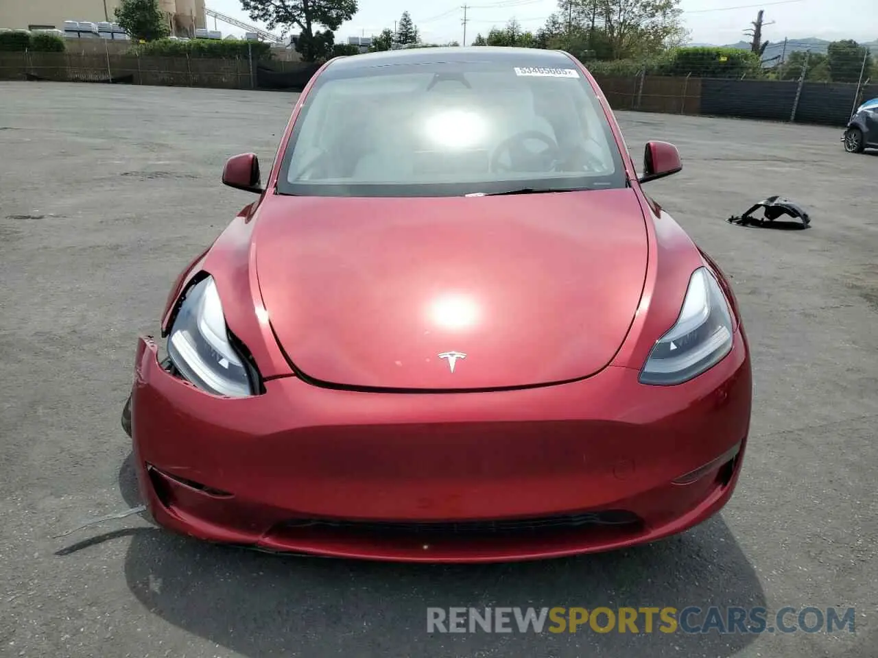 5 Photograph of a damaged car 7SAYGDEE8SF235120 TESLA MODEL Y 2025