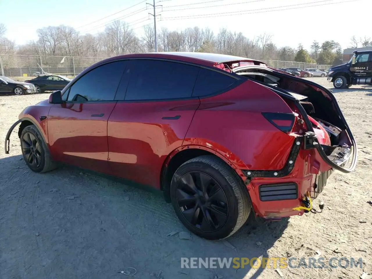 2 Photograph of a damaged car 7SAYGDEE9SA339208 TESLA MODEL Y 2025