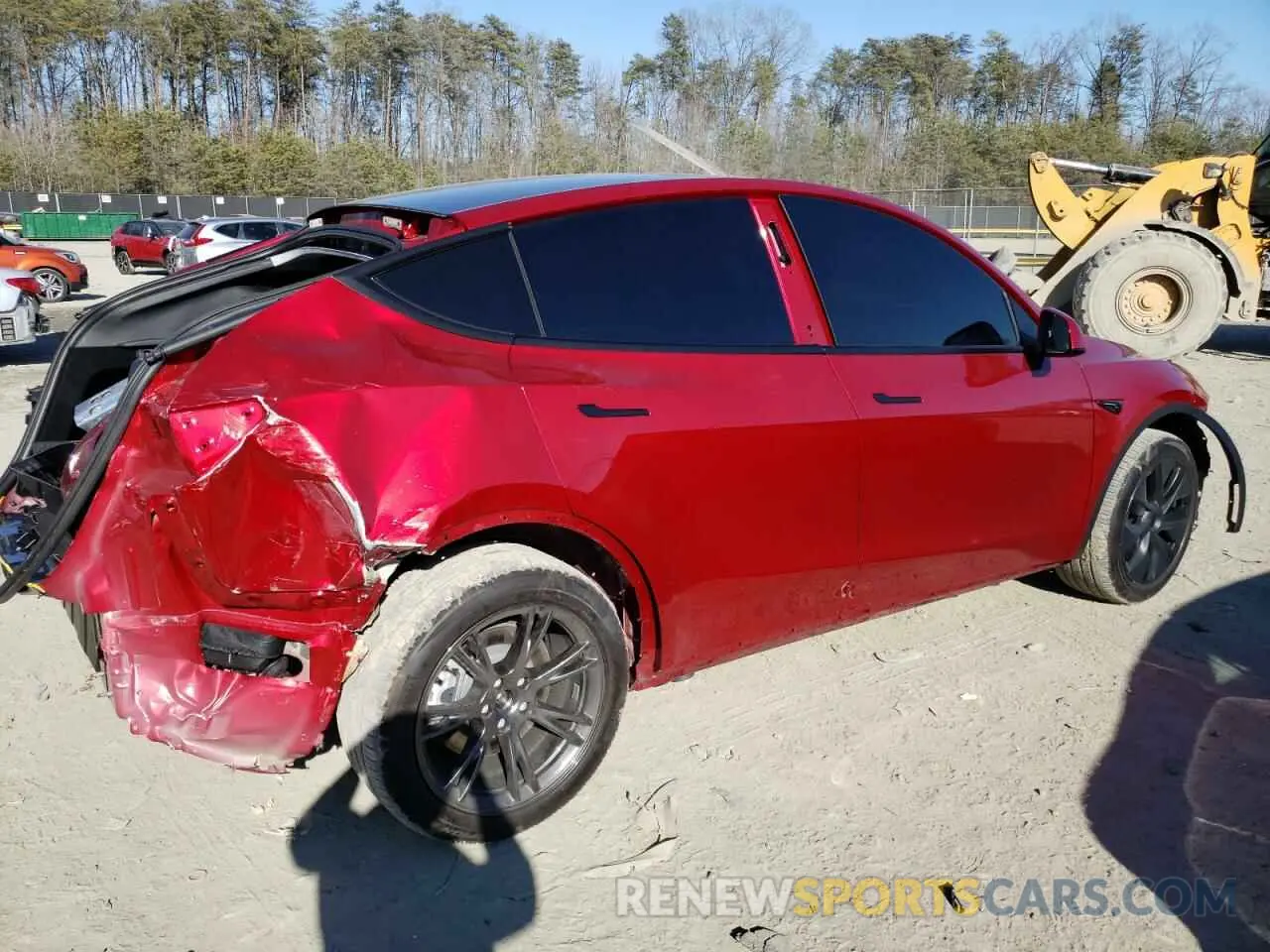3 Photograph of a damaged car 7SAYGDEE9SA339208 TESLA MODEL Y 2025