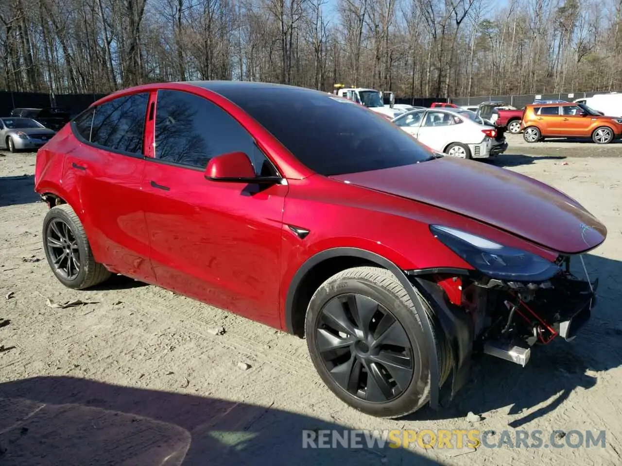4 Photograph of a damaged car 7SAYGDEE9SA339208 TESLA MODEL Y 2025