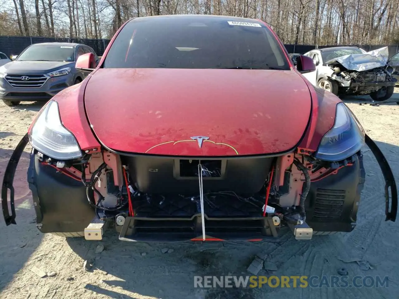 5 Photograph of a damaged car 7SAYGDEE9SA339208 TESLA MODEL Y 2025