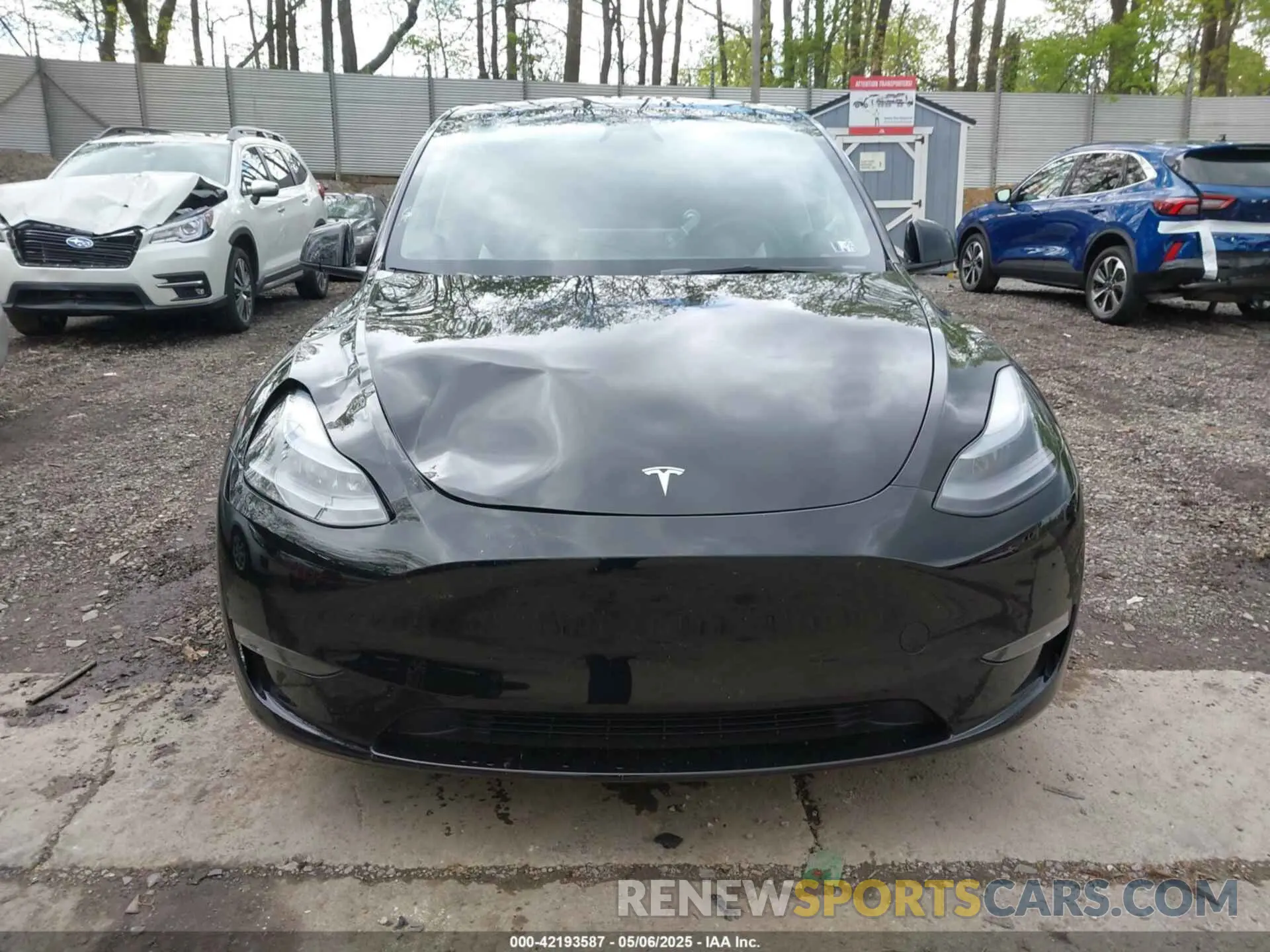 12 Photograph of a damaged car 7SAYGDEE9SA367039 TESLA MODEL Y 2025