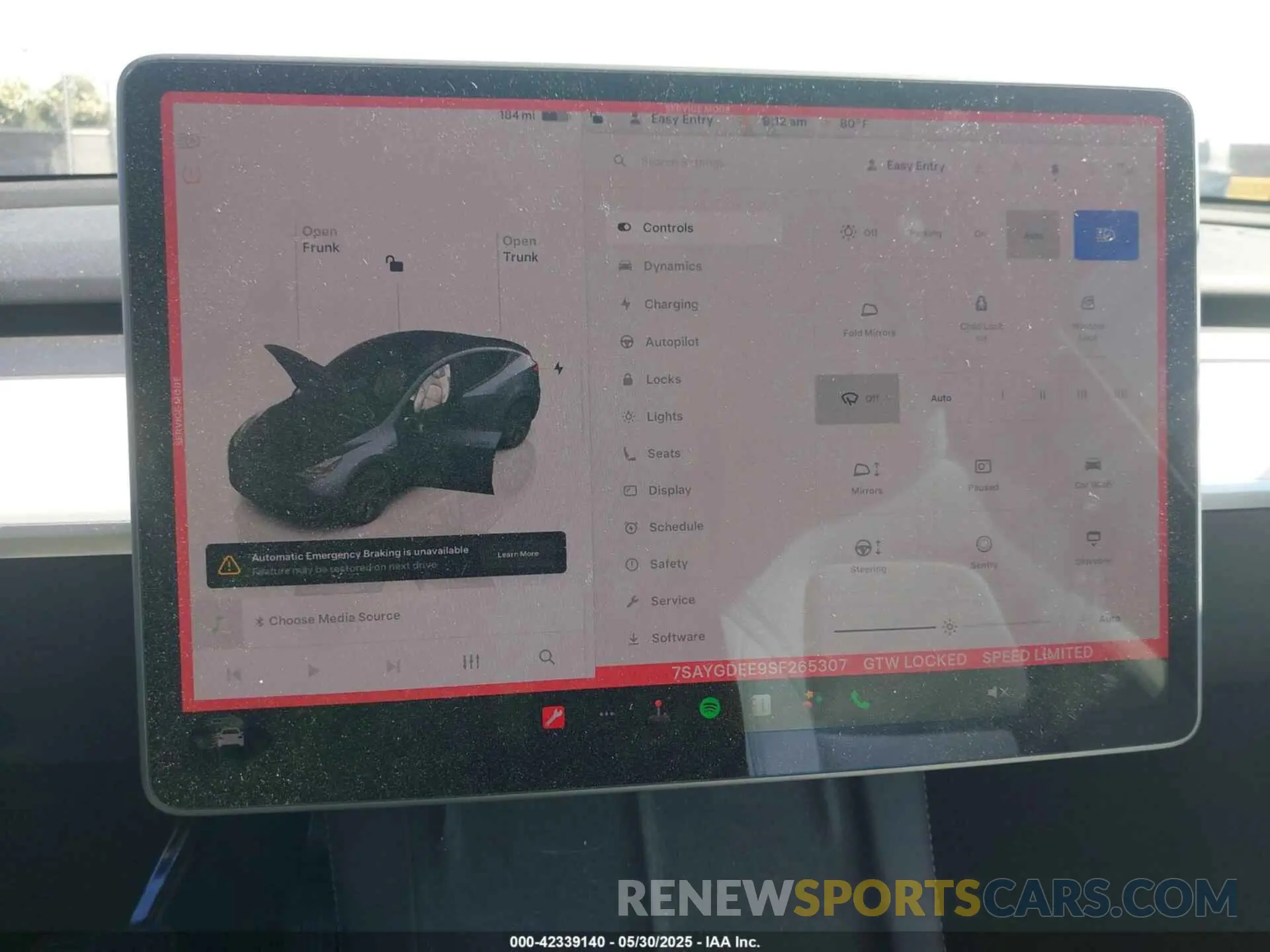 19 Photograph of a damaged car 7SAYGDEE9SF265307 TESLA MODEL Y 2025