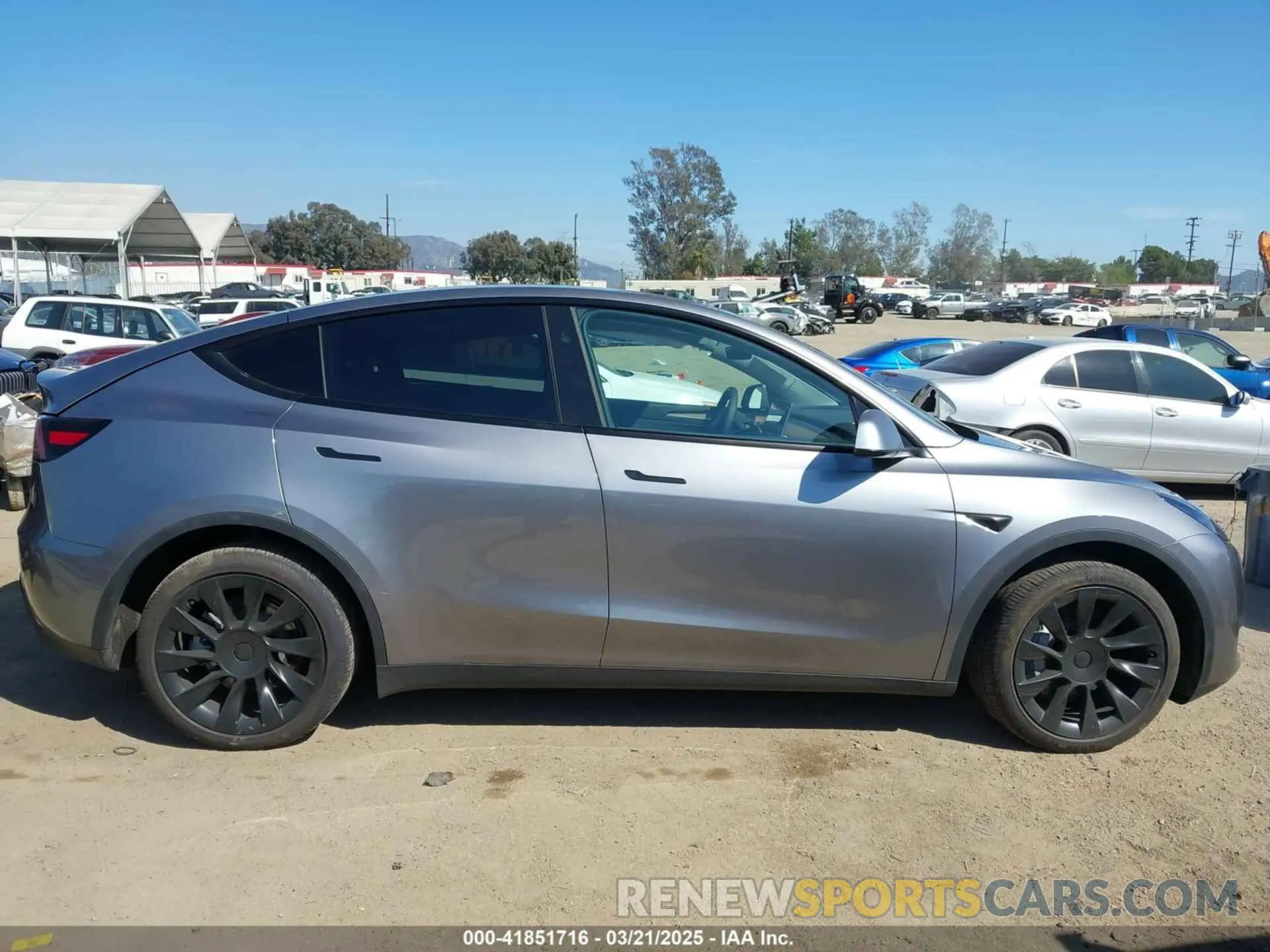 12 Photograph of a damaged car 7SAYGDEEXSF240903 TESLA MODEL Y 2025