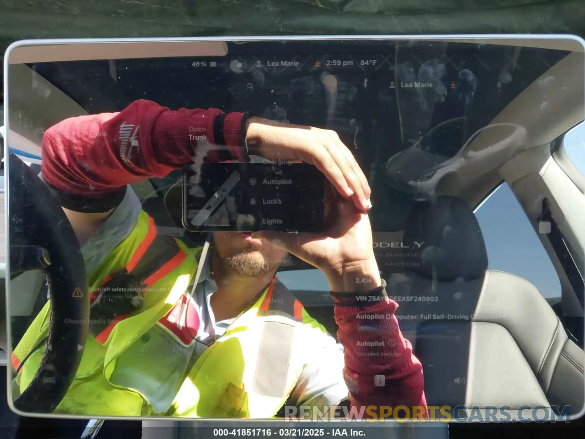 7 Photograph of a damaged car 7SAYGDEEXSF240903 TESLA MODEL Y 2025