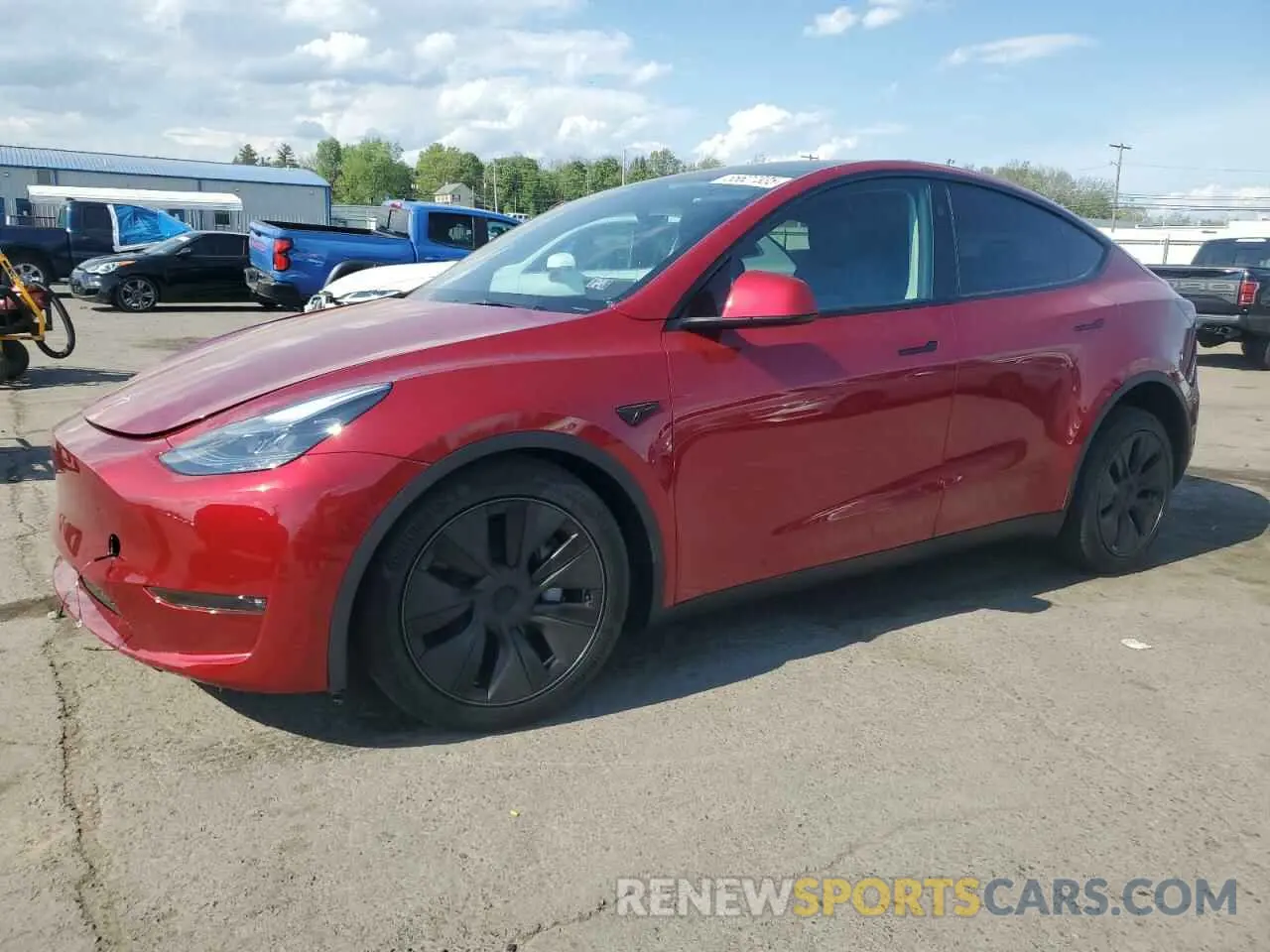 1 Photograph of a damaged car 7SAYGDEEXSF294380 TESLA MODEL Y 2025
