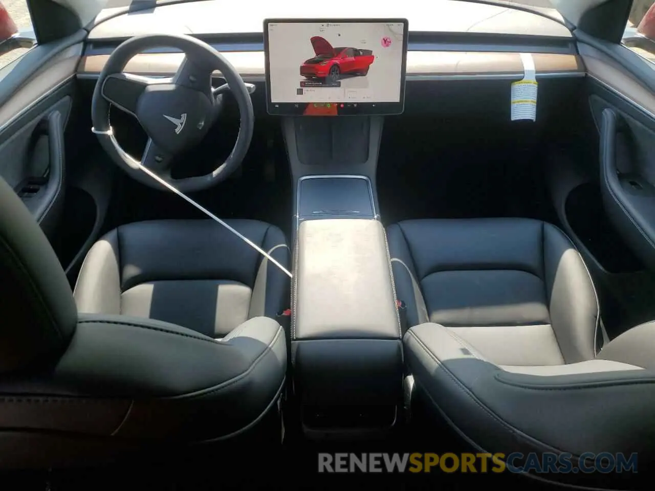 8 Photograph of a damaged car 7SAYGDEEXSF294380 TESLA MODEL Y 2025