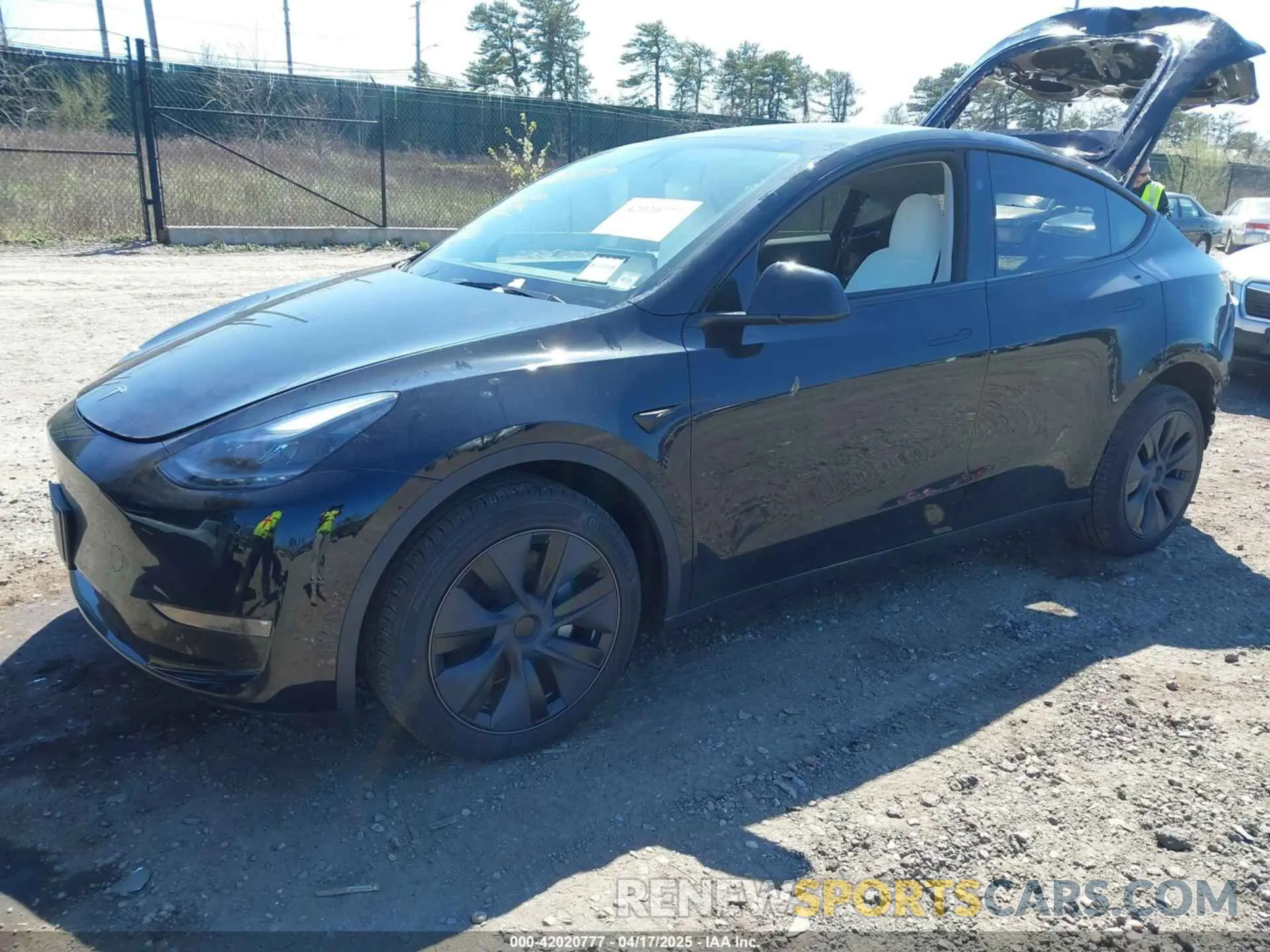 2 Photograph of a damaged car 7SAYGDEEXSF297876 TESLA MODEL Y 2025