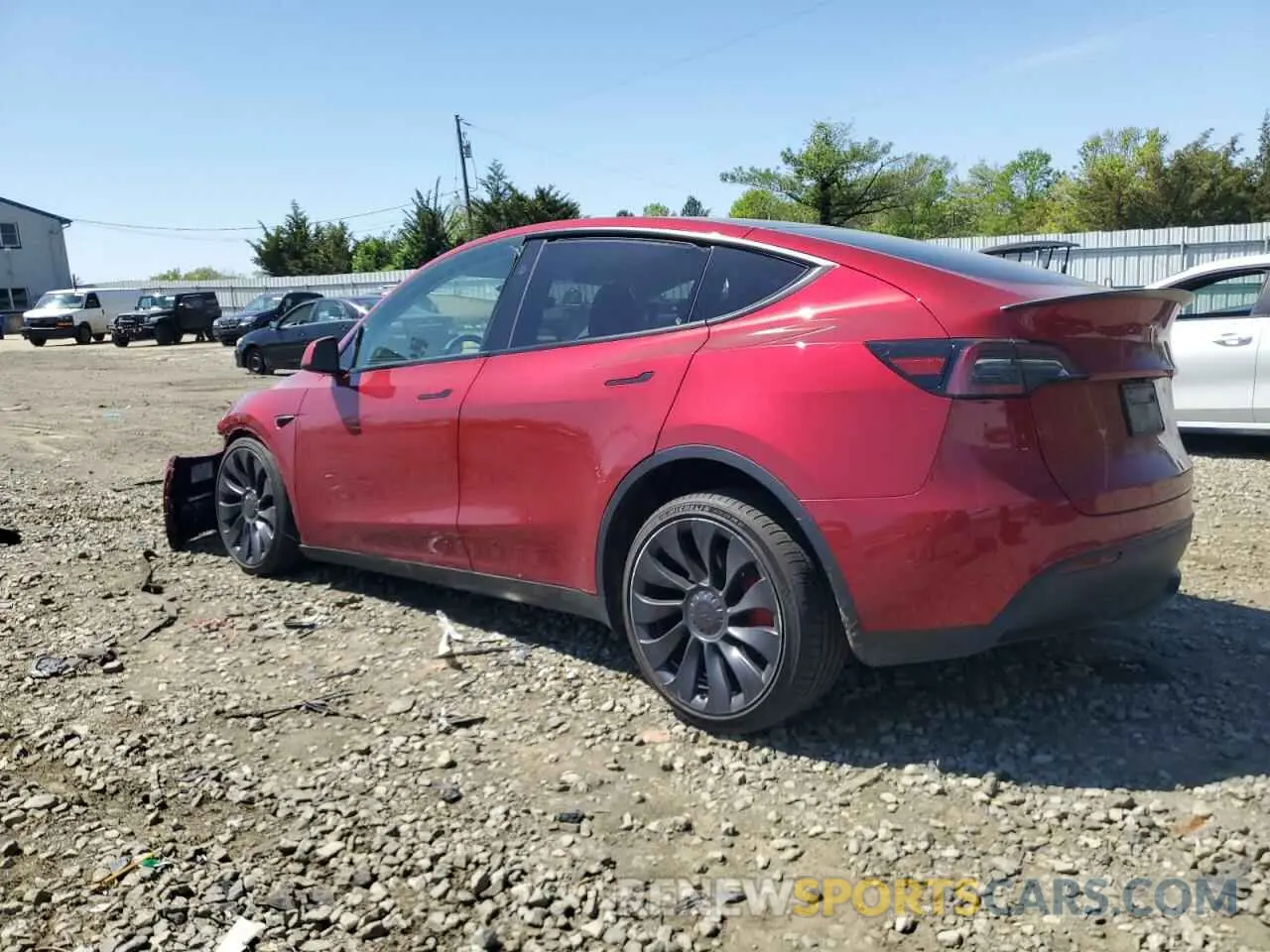 2 Photograph of a damaged car 7SAYGDEF1SA359204 TESLA MODEL Y 2025