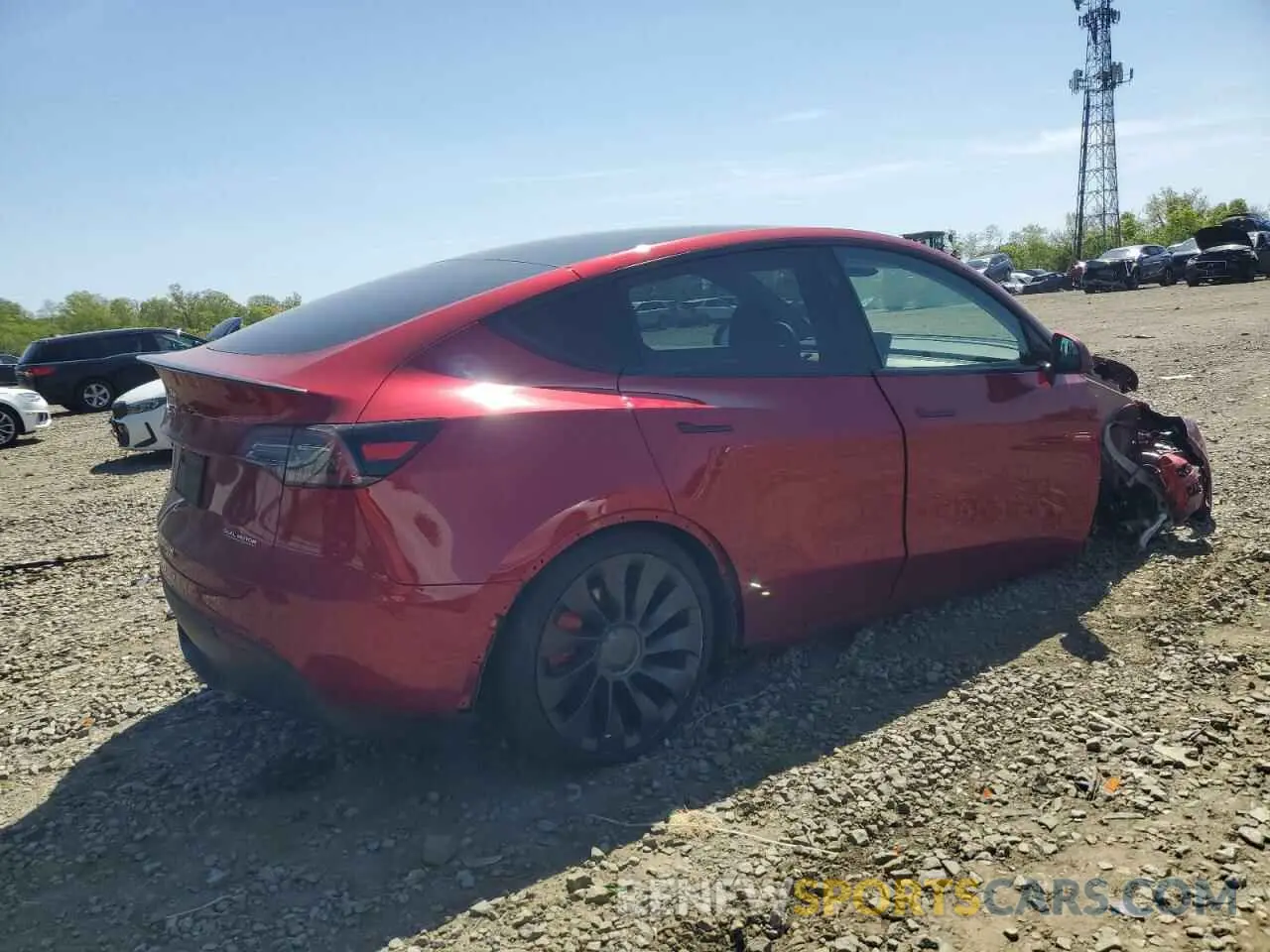 3 Photograph of a damaged car 7SAYGDEF1SA359204 TESLA MODEL Y 2025