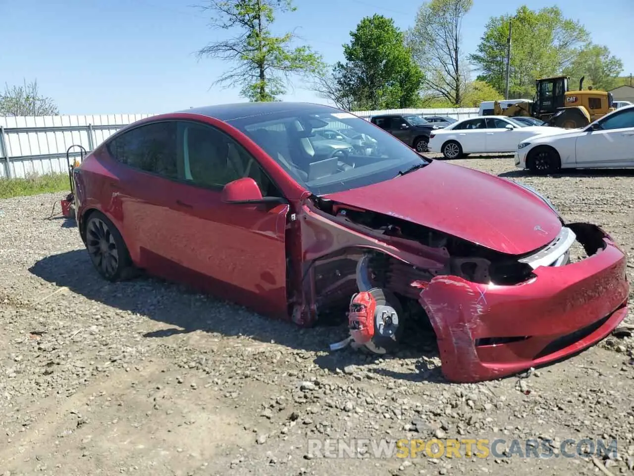 4 Photograph of a damaged car 7SAYGDEF1SA359204 TESLA MODEL Y 2025