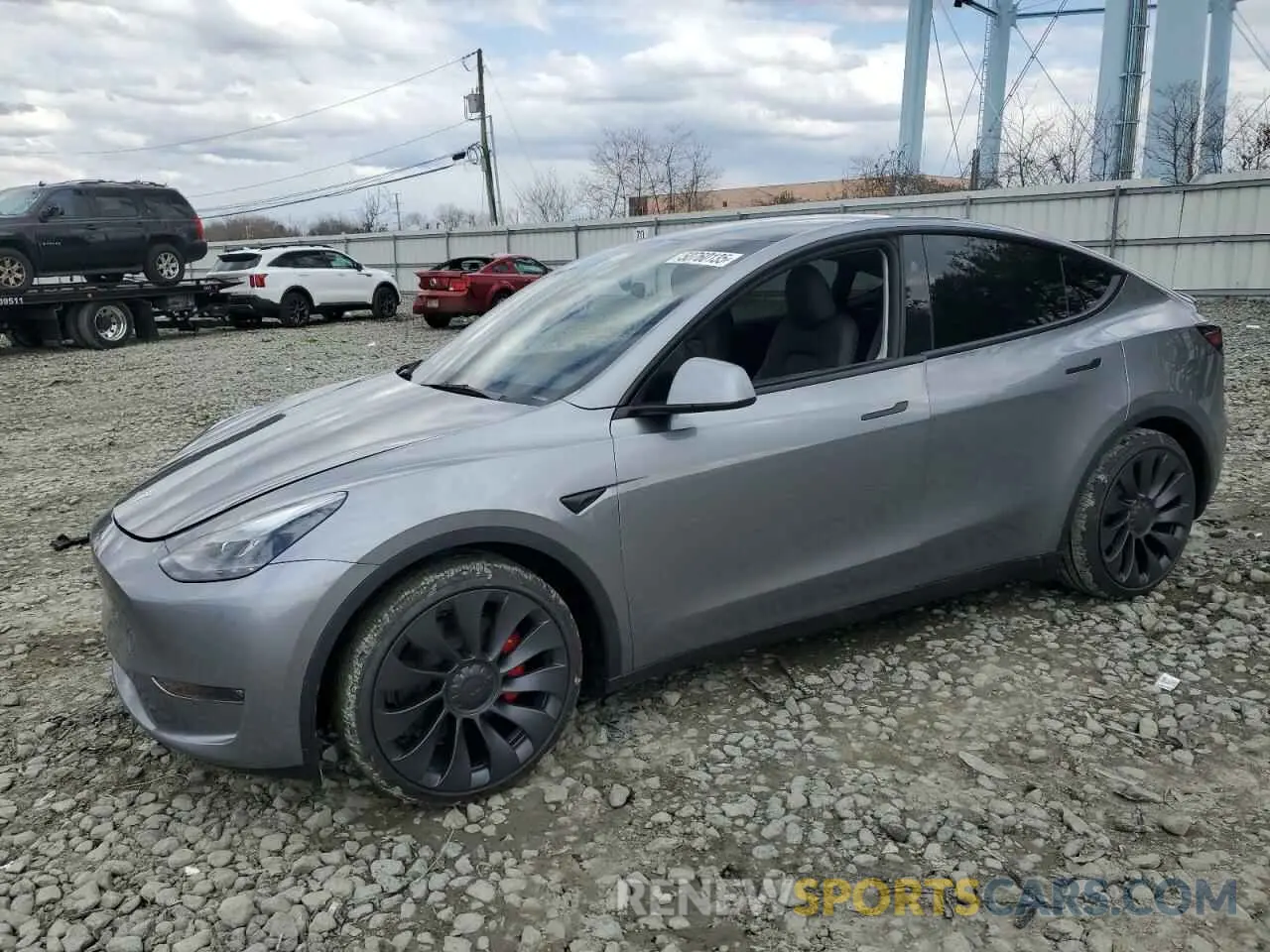 1 Photograph of a damaged car 7SAYGDEF1SF304352 TESLA MODEL Y 2025