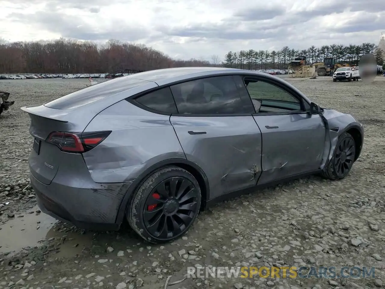 3 Photograph of a damaged car 7SAYGDEF1SF304352 TESLA MODEL Y 2025