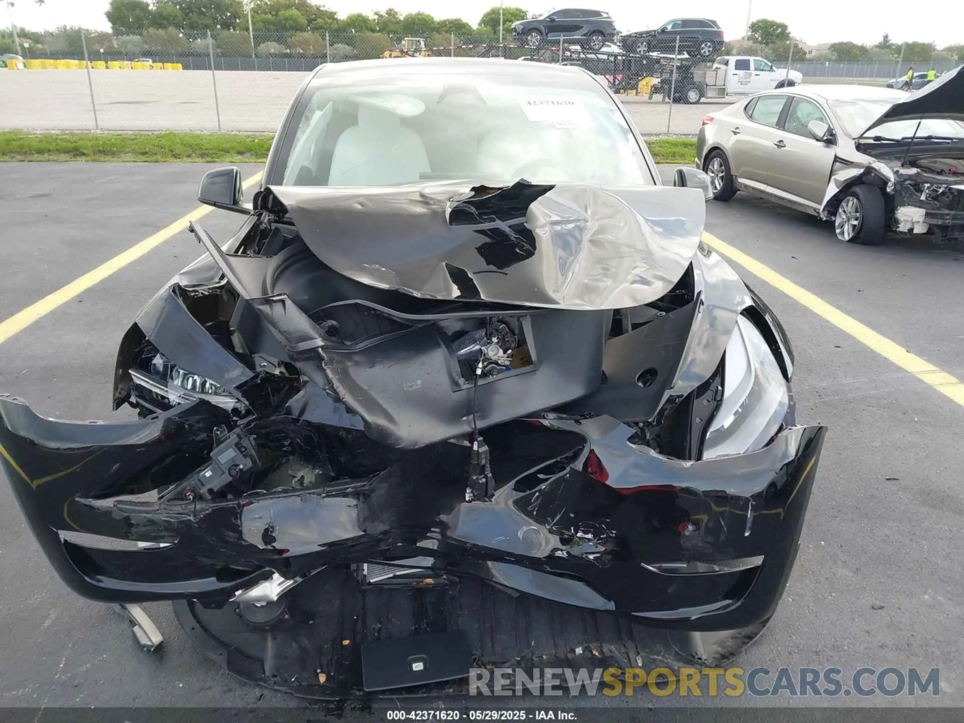 12 Photograph of a damaged car 7SAYGDEF2SA341357 TESLA MODEL Y 2025