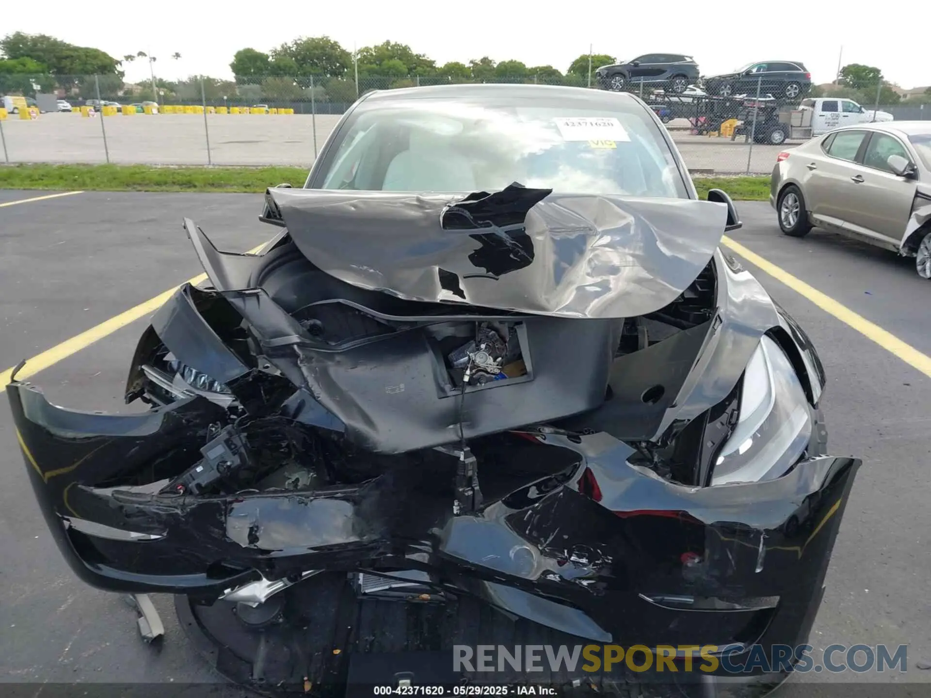 6 Photograph of a damaged car 7SAYGDEF2SA341357 TESLA MODEL Y 2025
