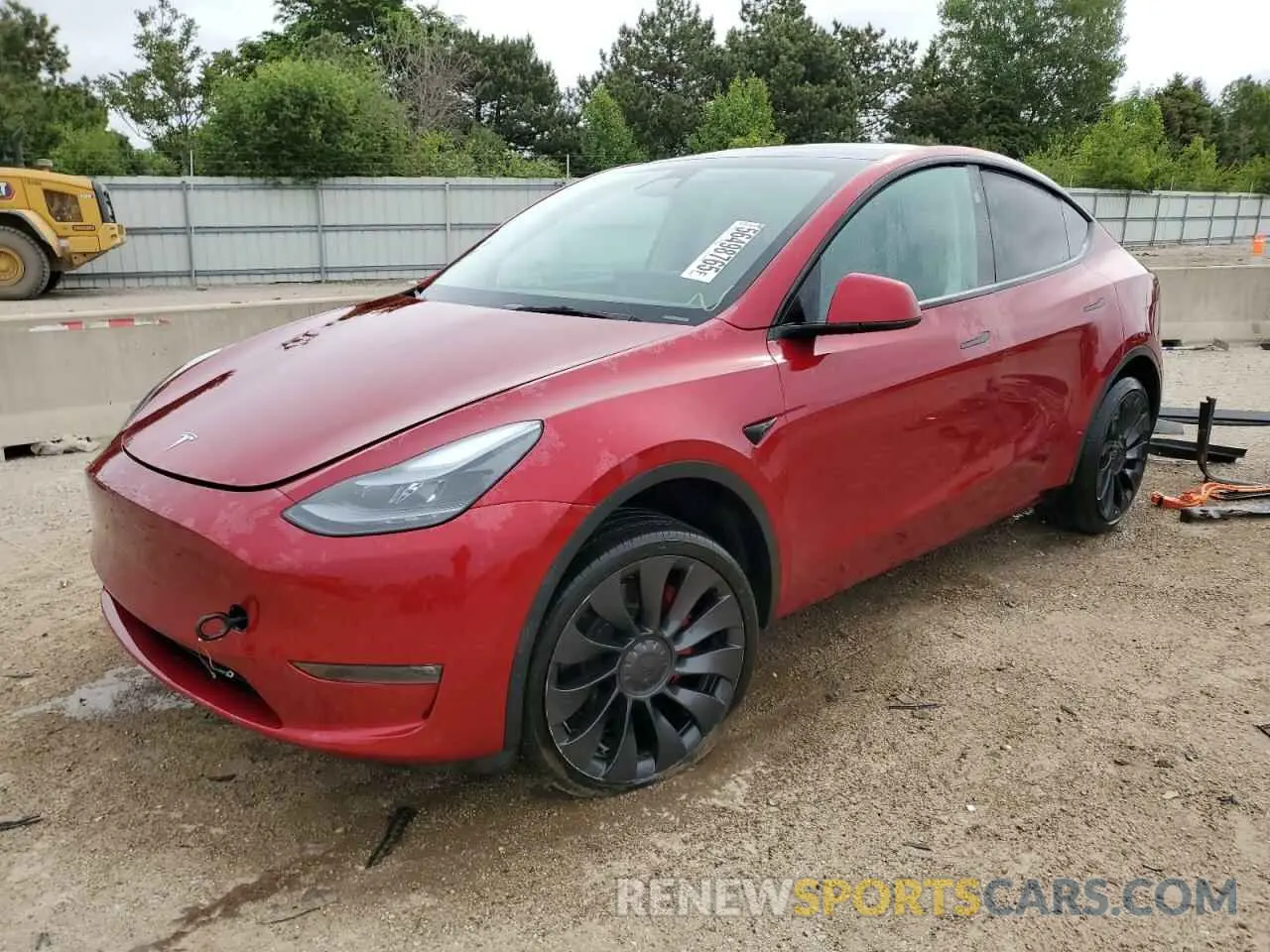 1 Photograph of a damaged car 7SAYGDEF6SF310891 TESLA MODEL Y 2025