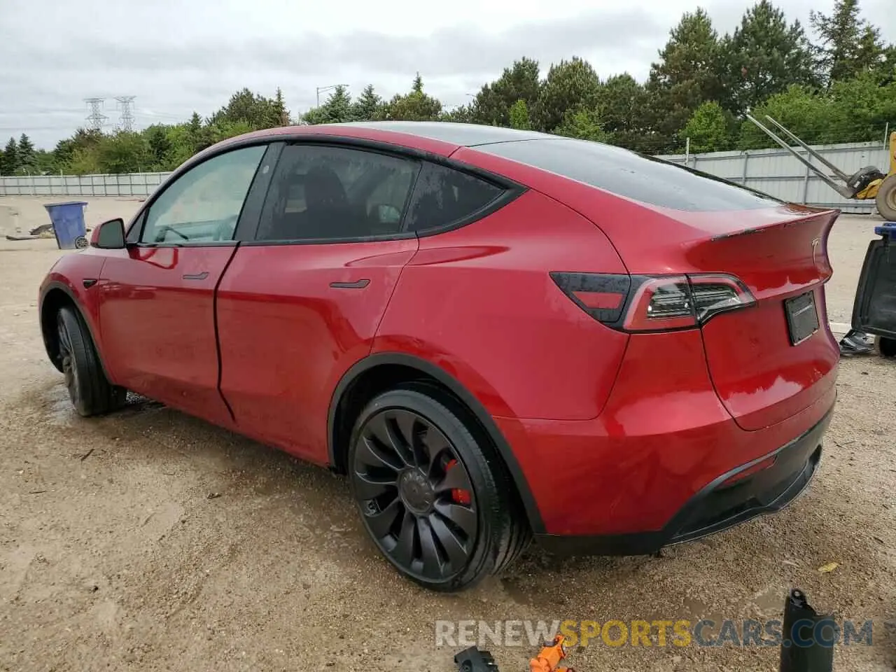 2 Photograph of a damaged car 7SAYGDEF6SF310891 TESLA MODEL Y 2025