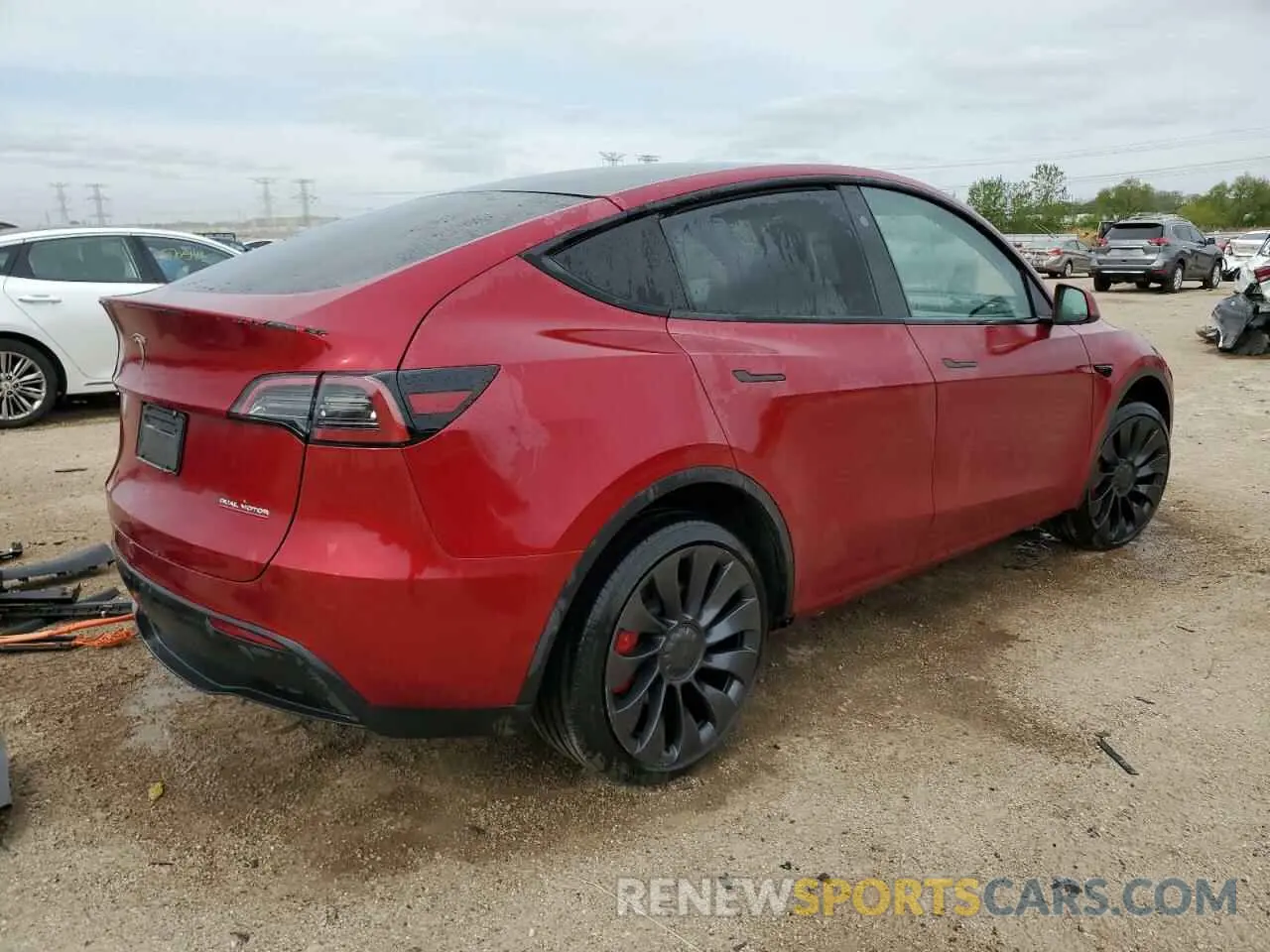 3 Photograph of a damaged car 7SAYGDEF6SF310891 TESLA MODEL Y 2025