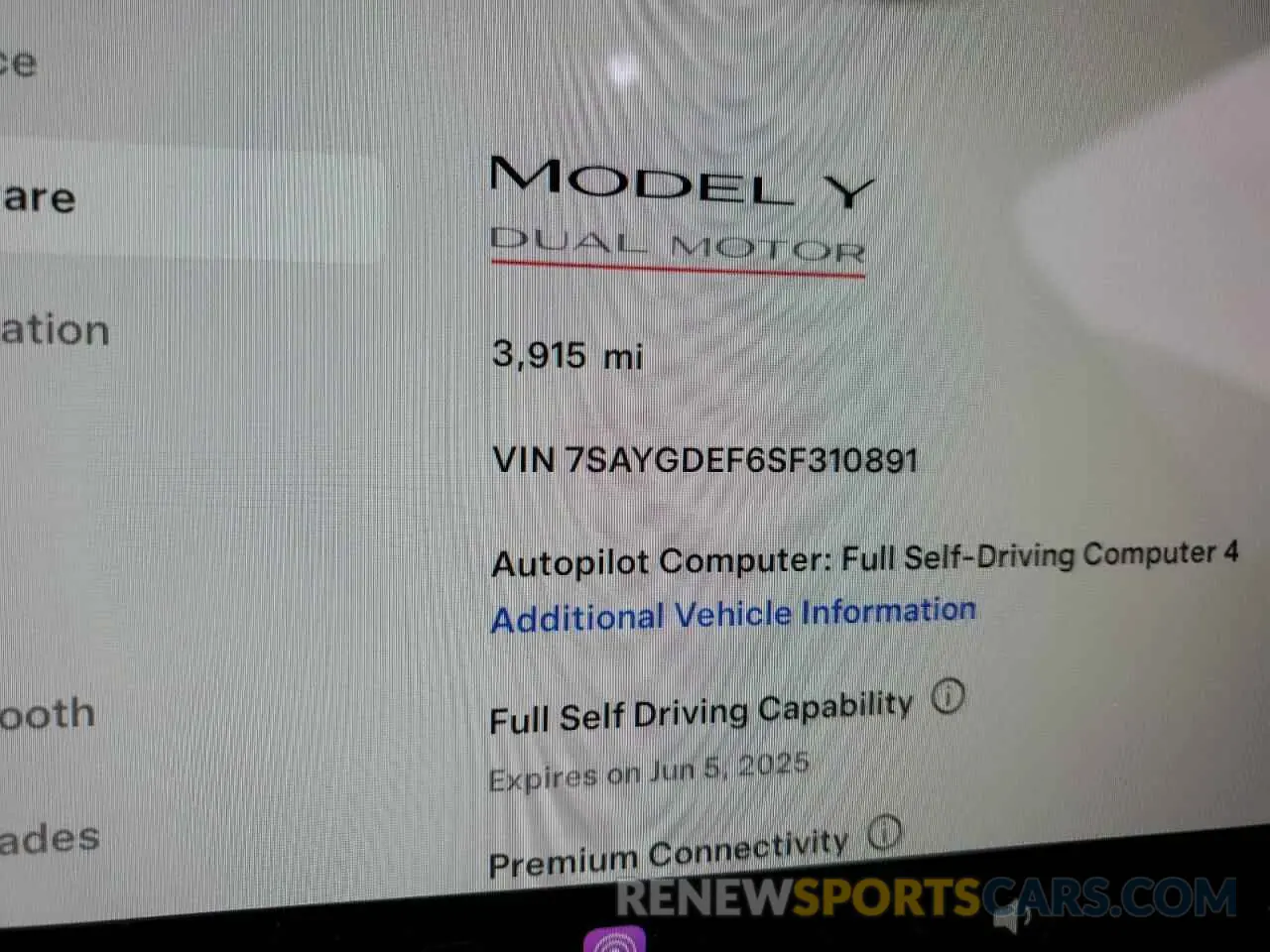 9 Photograph of a damaged car 7SAYGDEF6SF310891 TESLA MODEL Y 2025