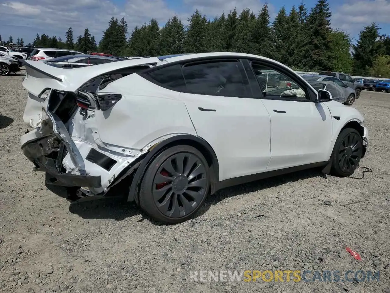 3 Photograph of a damaged car 7SAYGDEF9SF265722 TESLA MODEL Y 2025
