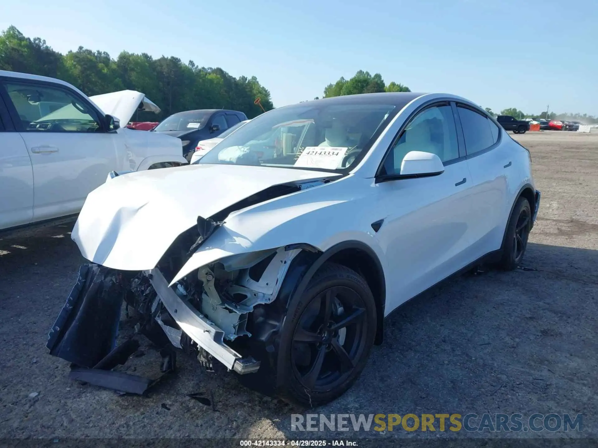 2 Photograph of a damaged car 7SAYGDEE3TA391421 TESLA MODEL Y 2026