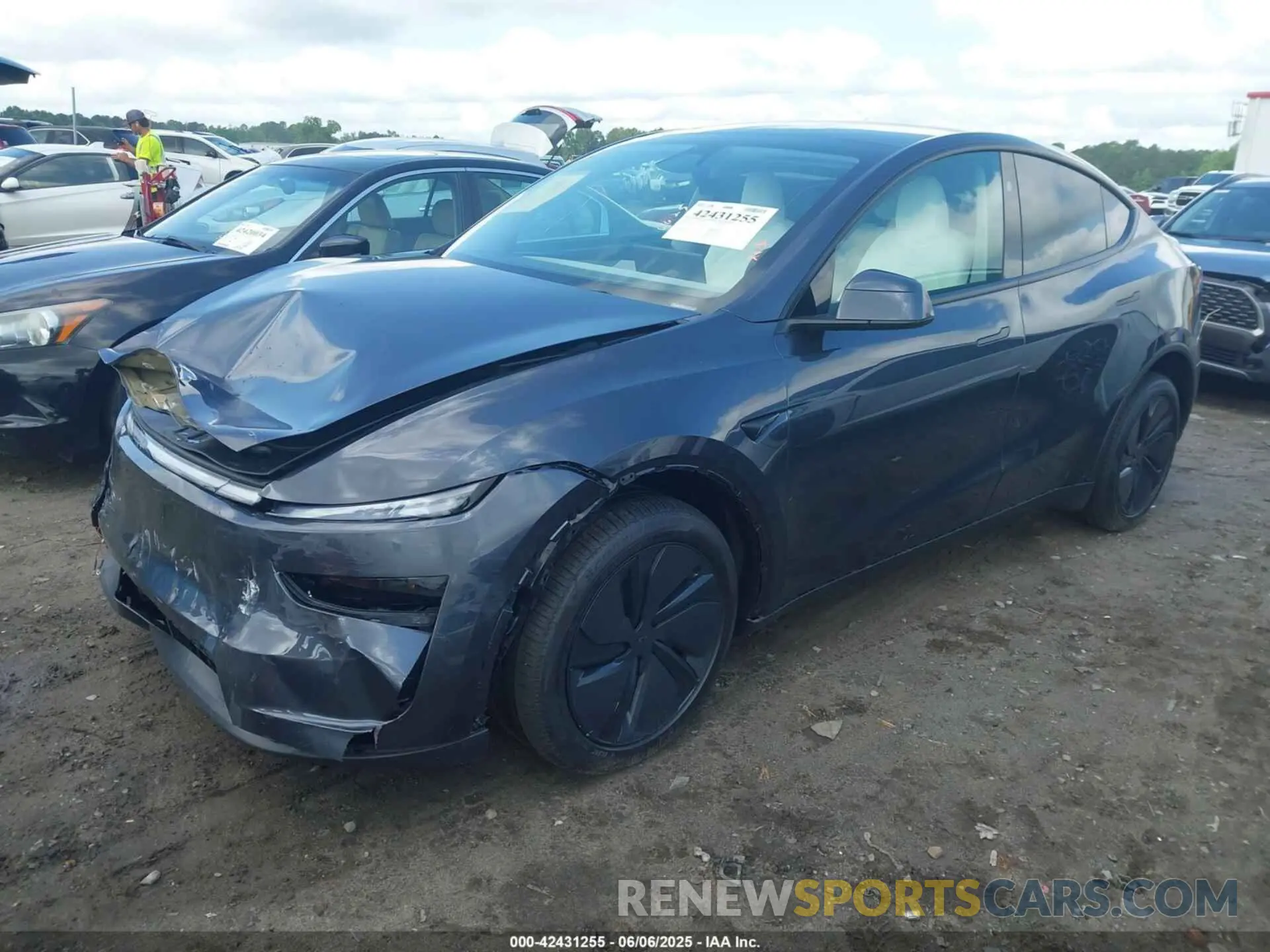 2 Photograph of a damaged car 7SAYGDEE5TA391226 TESLA MODEL Y 2026