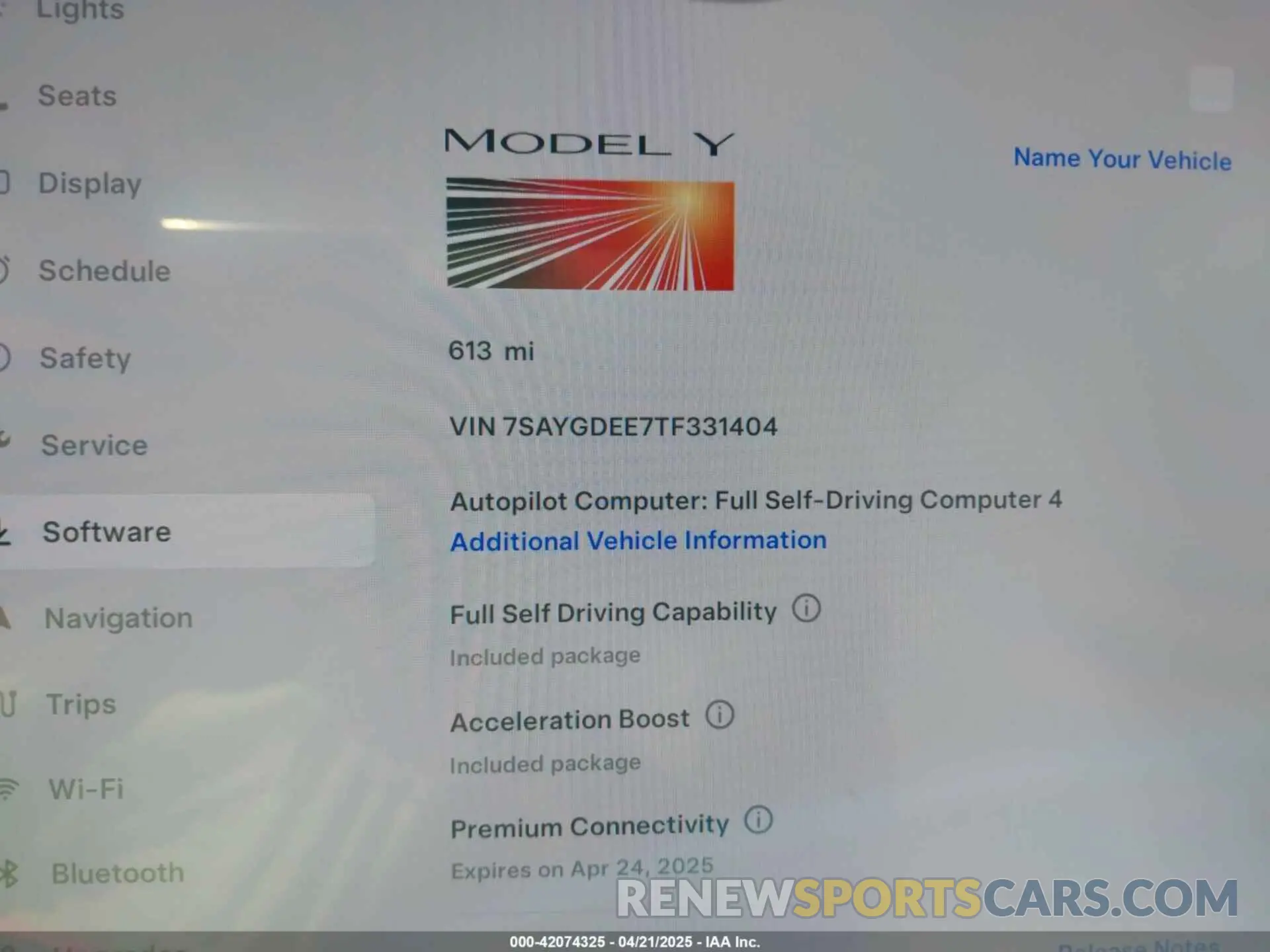 9 Photograph of a damaged car 7SAYGDEE7TF331404 TESLA MODEL Y 2026