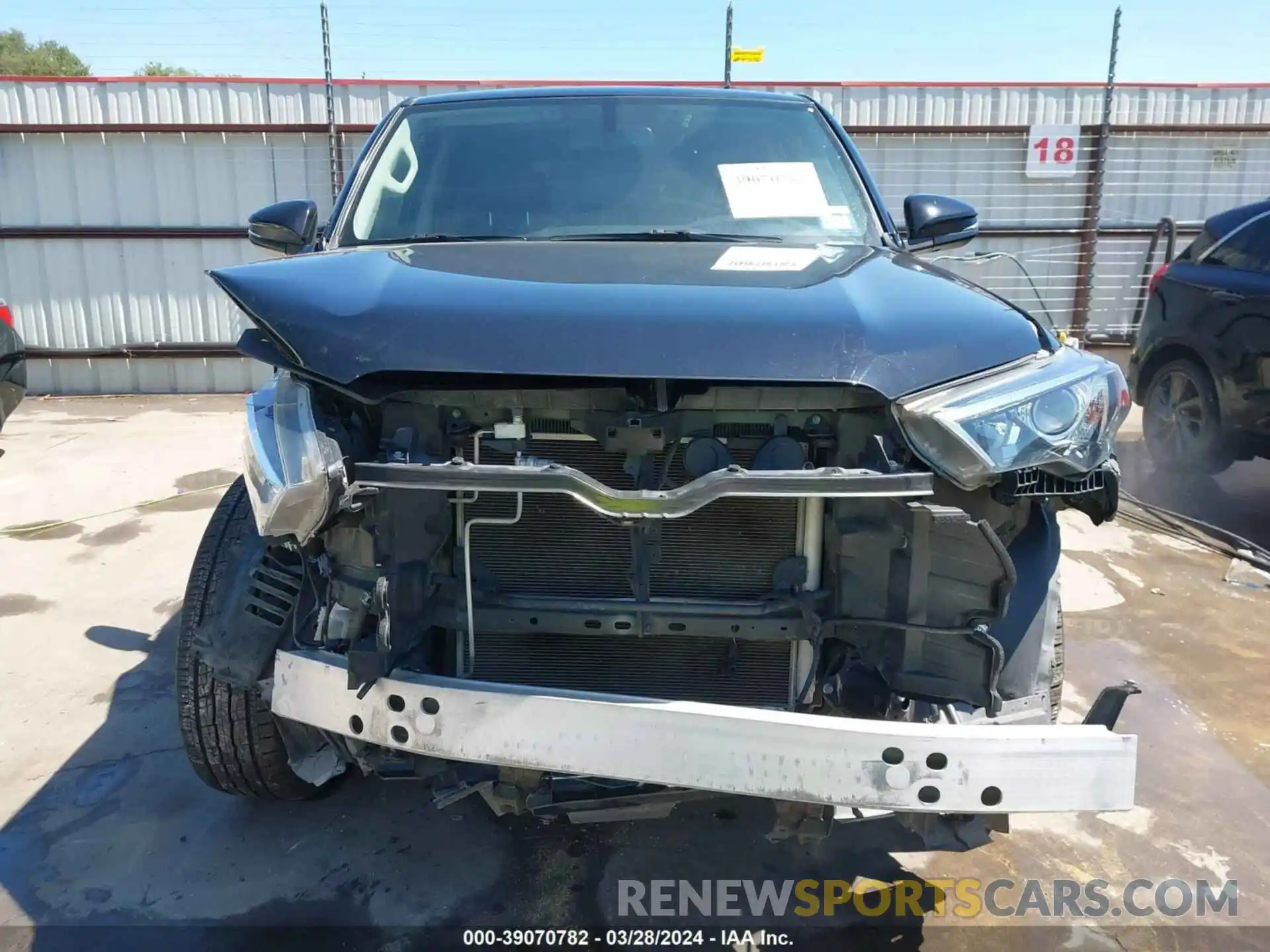 13 Photograph of a damaged car 0JTEU5JR8K5649456 TOYOTA 4-RUNNER 2019