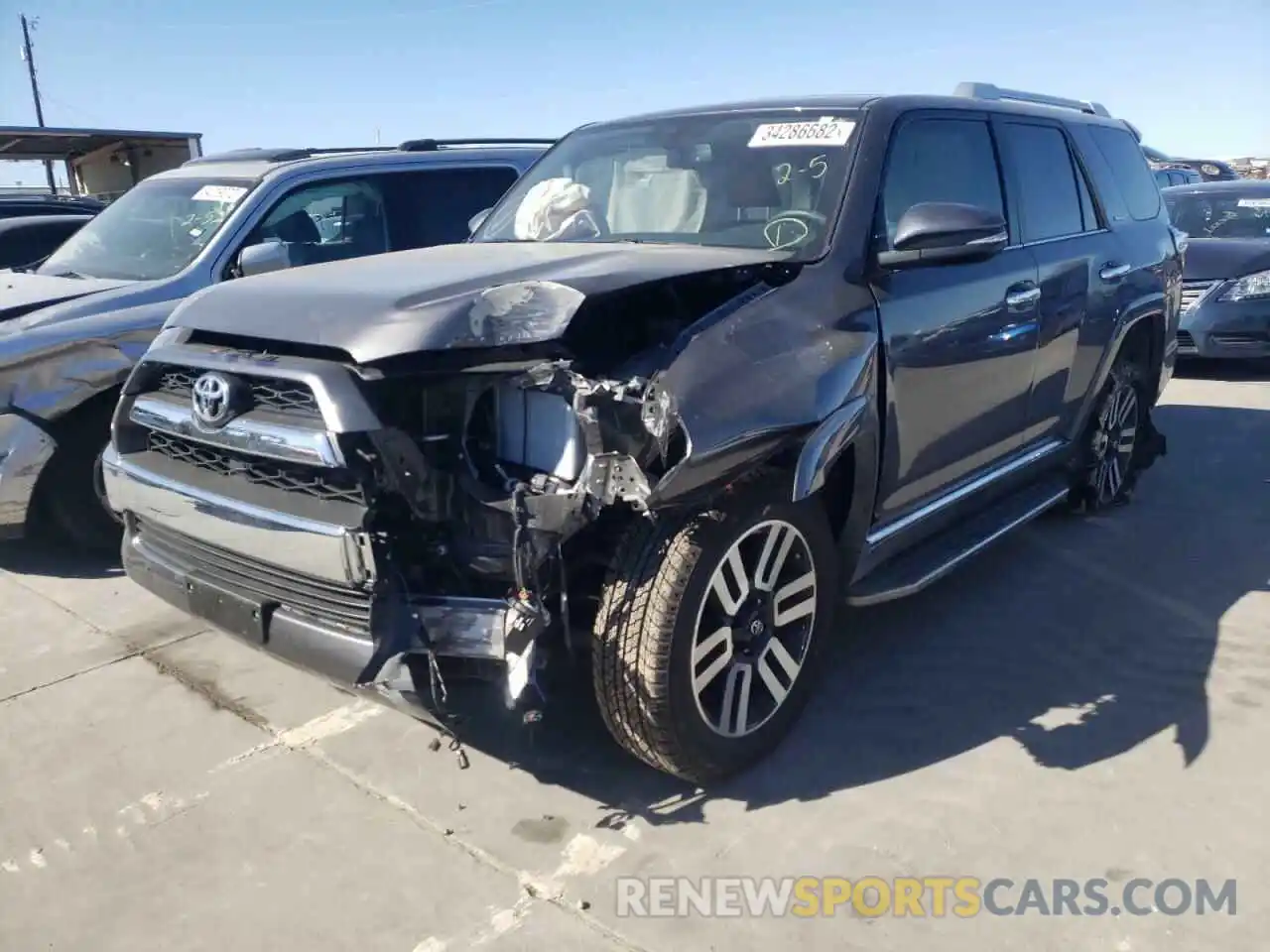 2 Photograph of a damaged car JTEBU5JR0K5617049 TOYOTA 4RUNNER 2019