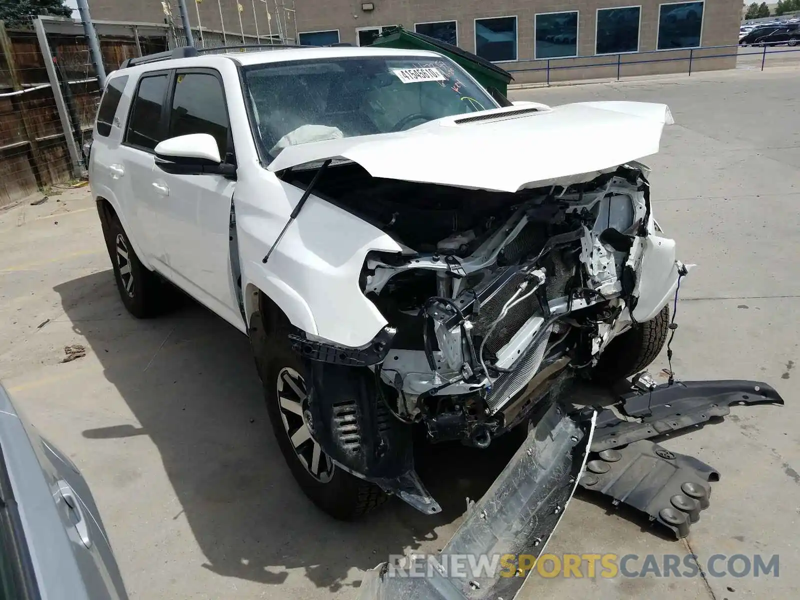 1 Photograph of a damaged car JTEBU5JR0K5622106 TOYOTA 4RUNNER 2019