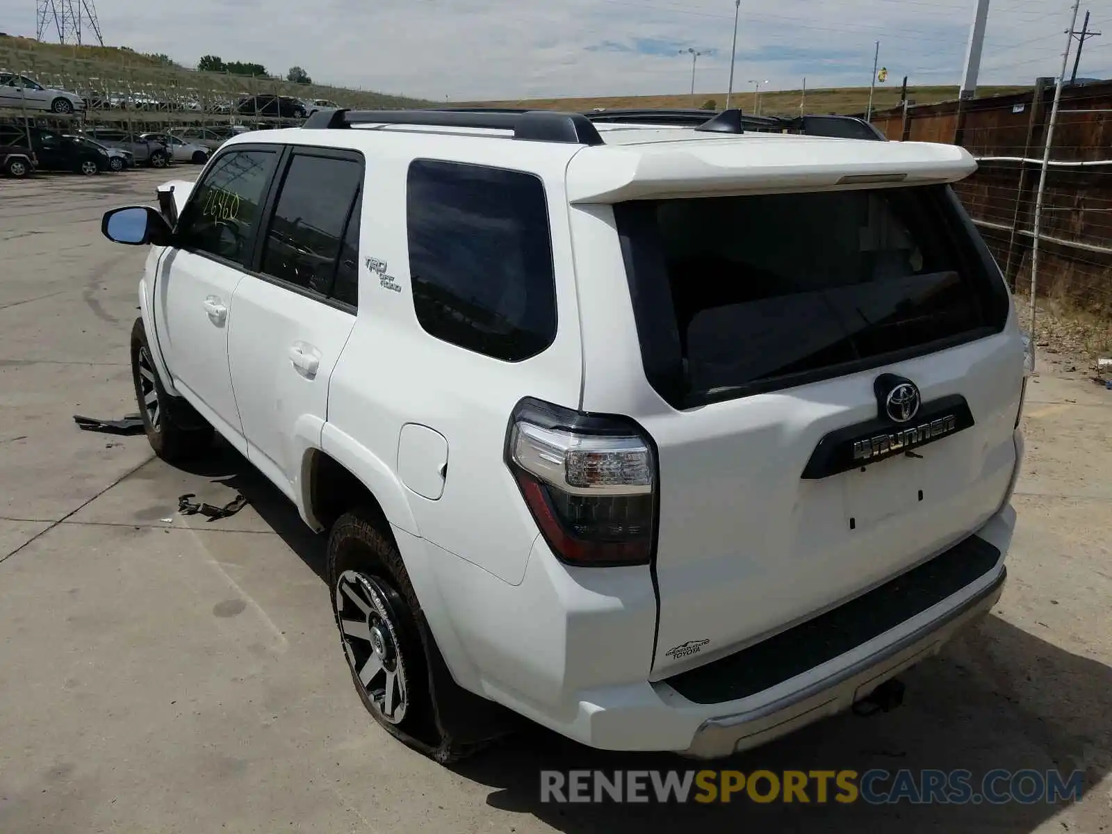 3 Photograph of a damaged car JTEBU5JR0K5622106 TOYOTA 4RUNNER 2019